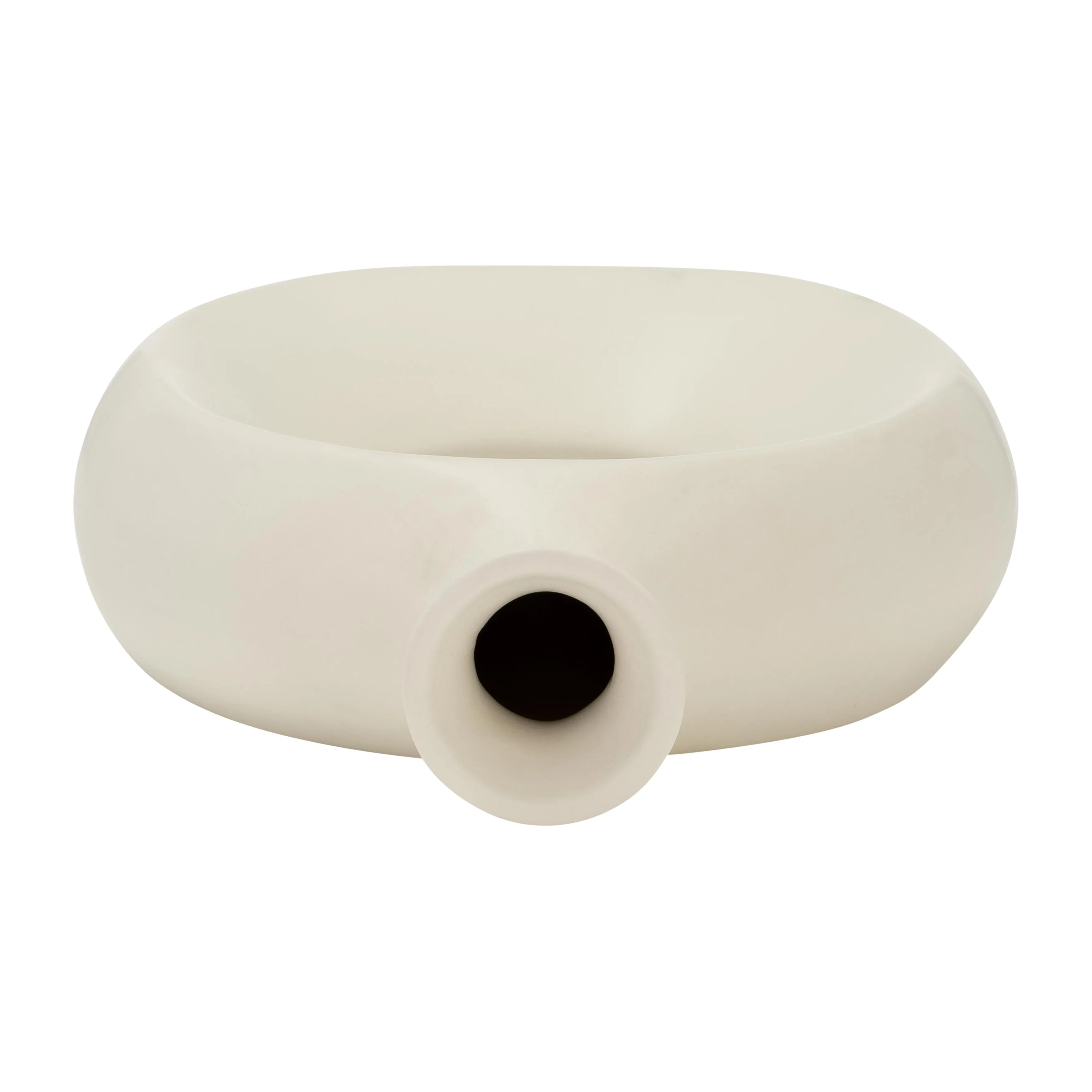 DOL, 10" OPEN CUT VASE, COTTON