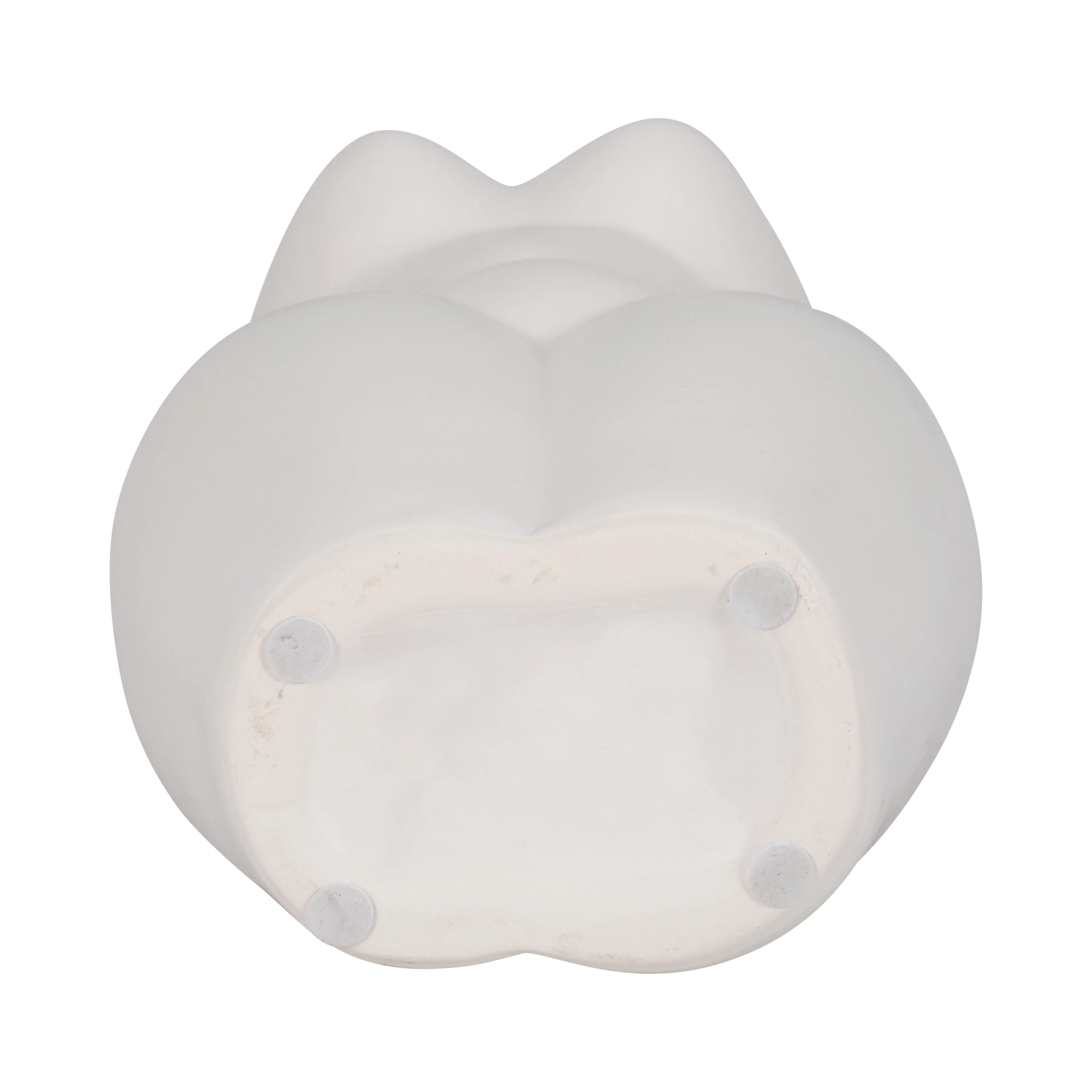 DOL, 12"H TORSO VASE, WHITE