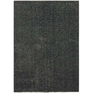 DUFUR 5' X 7' Area Rug, Dark Gray