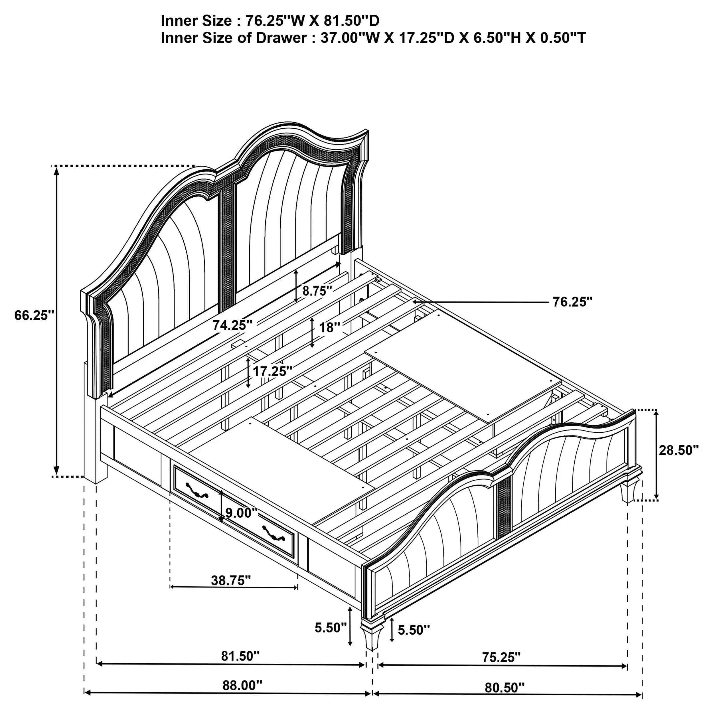 Evangeline Eastern King Bed