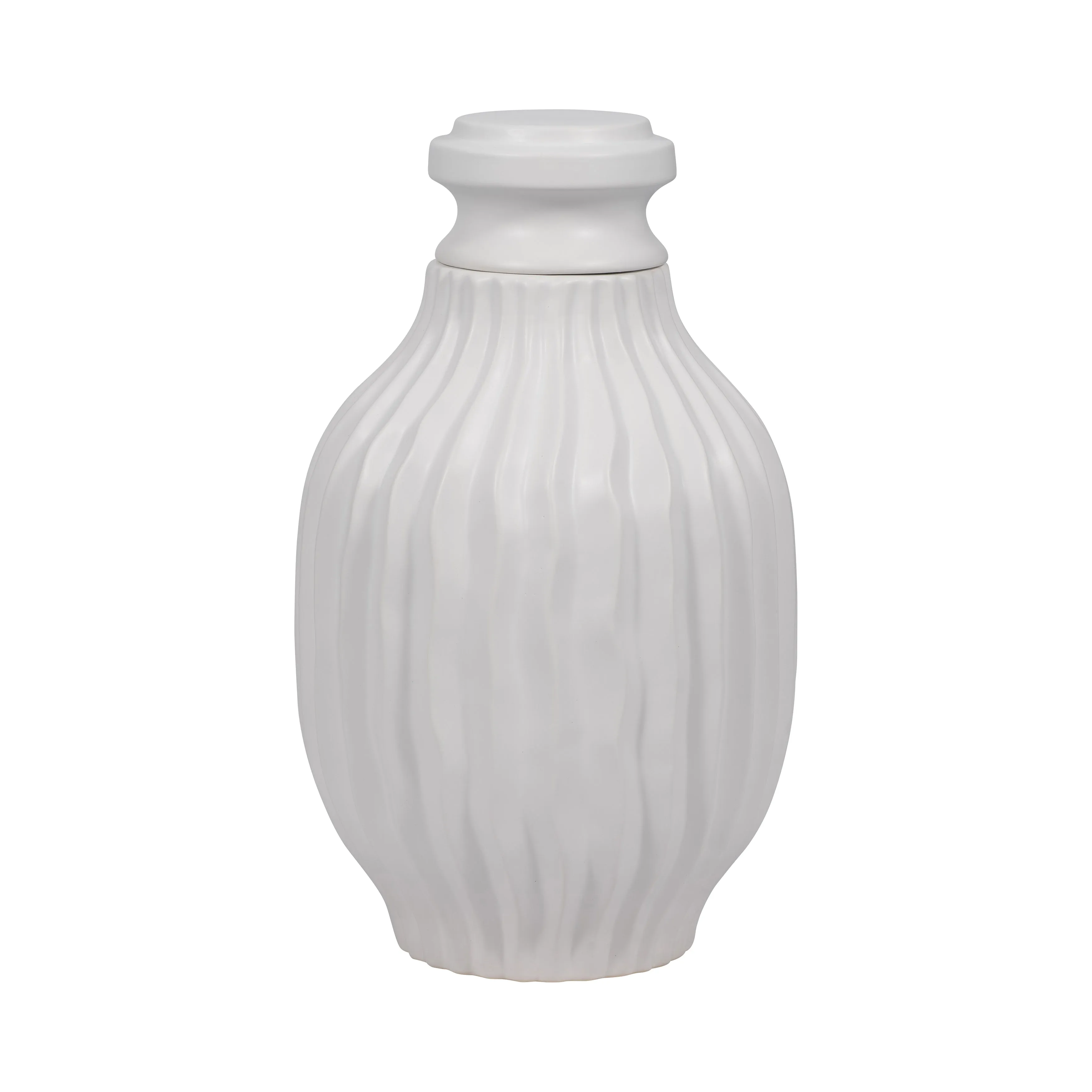 FENTON SMALL CERAMIC LIDDED JAR
