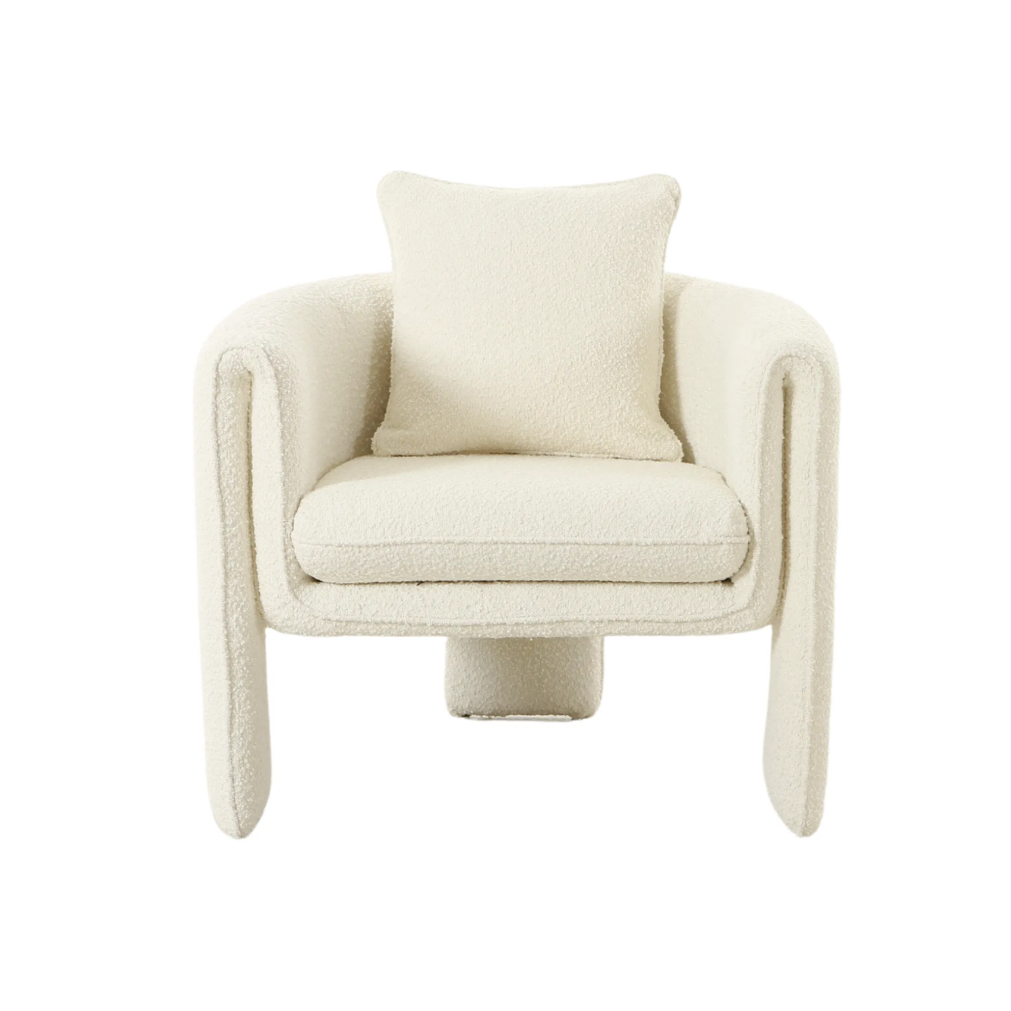 Floating Boucl Cream Chair