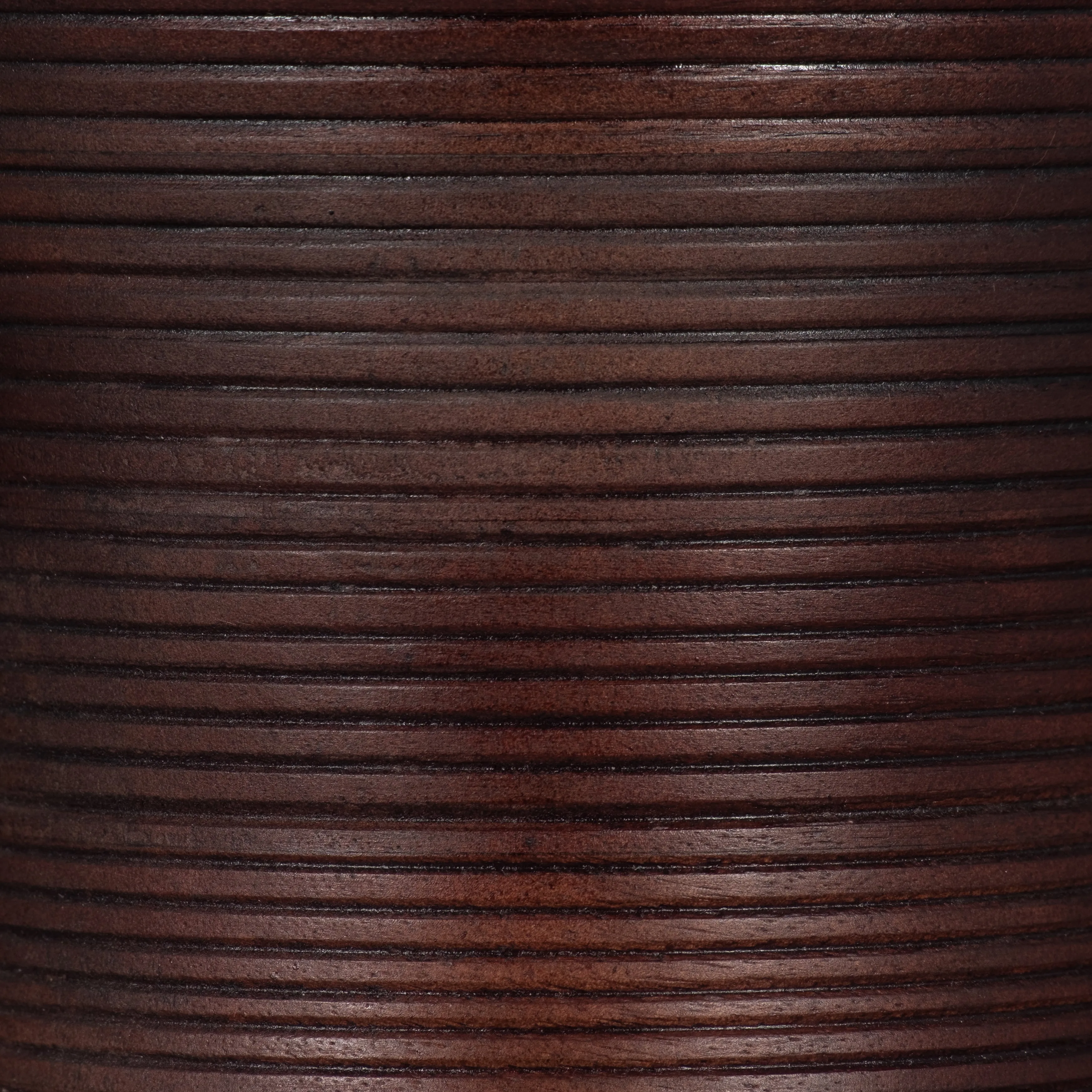 GLASS, 22" WOODEN TOP VASE, BLUSH