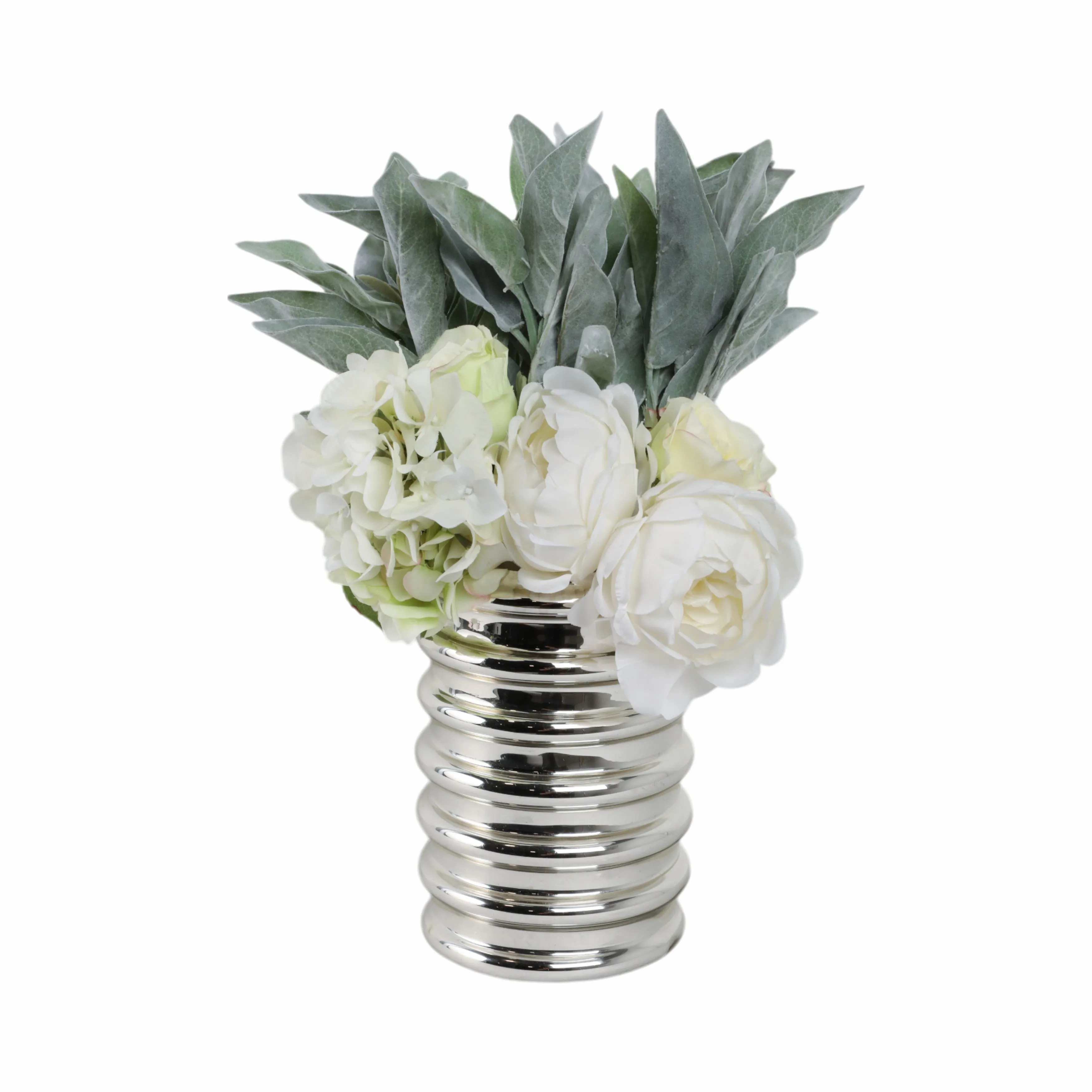 Glass, 9"h, Scallop Vase, Champagne