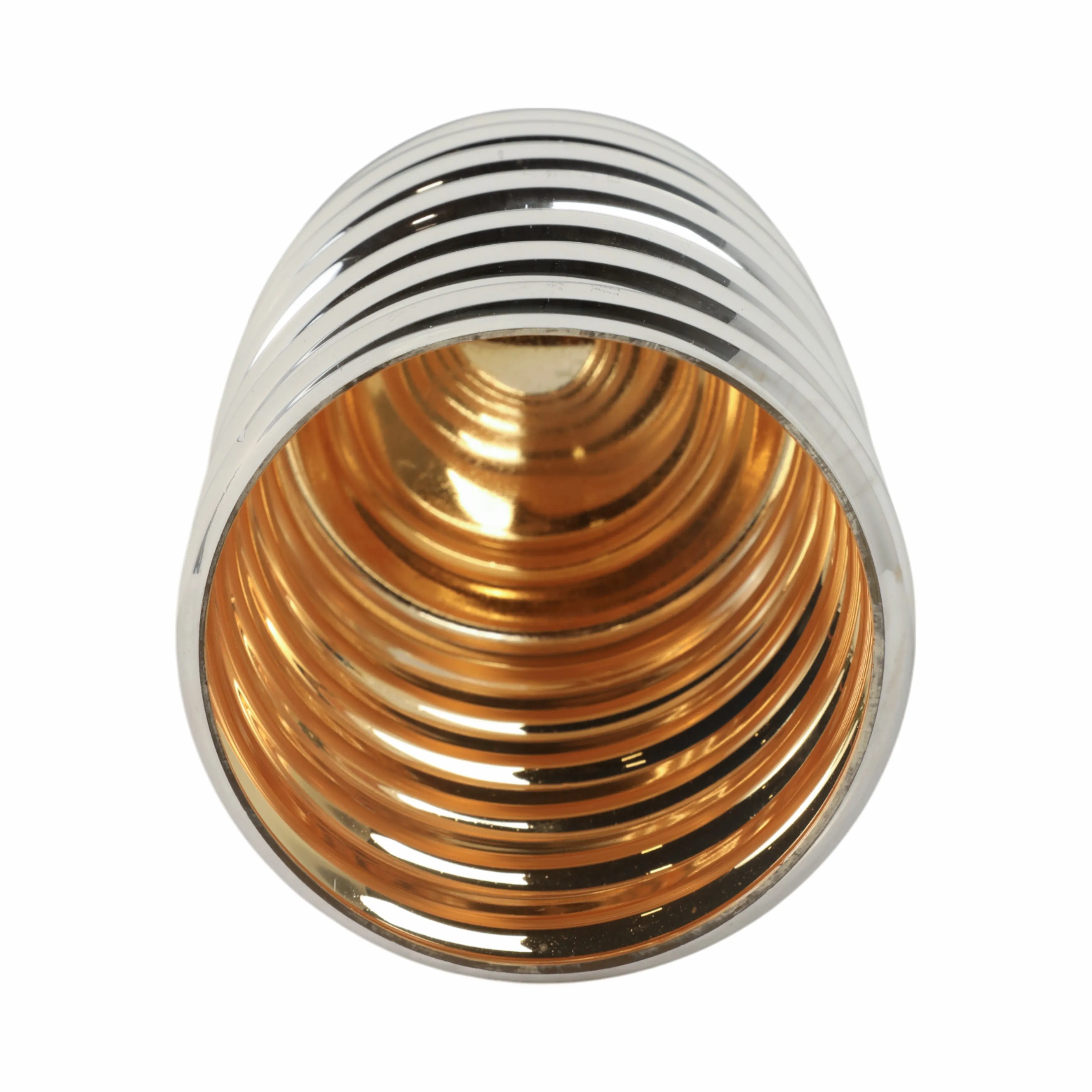 Glass, 9"h, Scallop Vase, Champagne