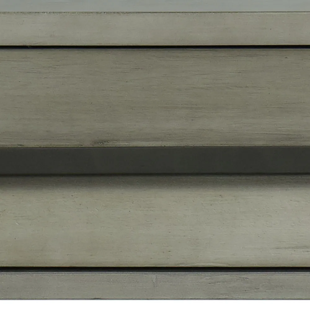 Gordon Rectangular Coffee Table In Grey