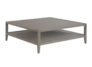 Grey Oak Wood Coffee Table