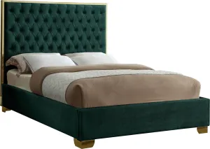 Lana Green Velvet Full Bed