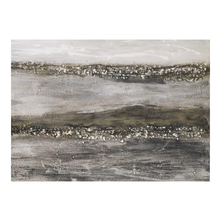 **Layered Grey Wall Dcor