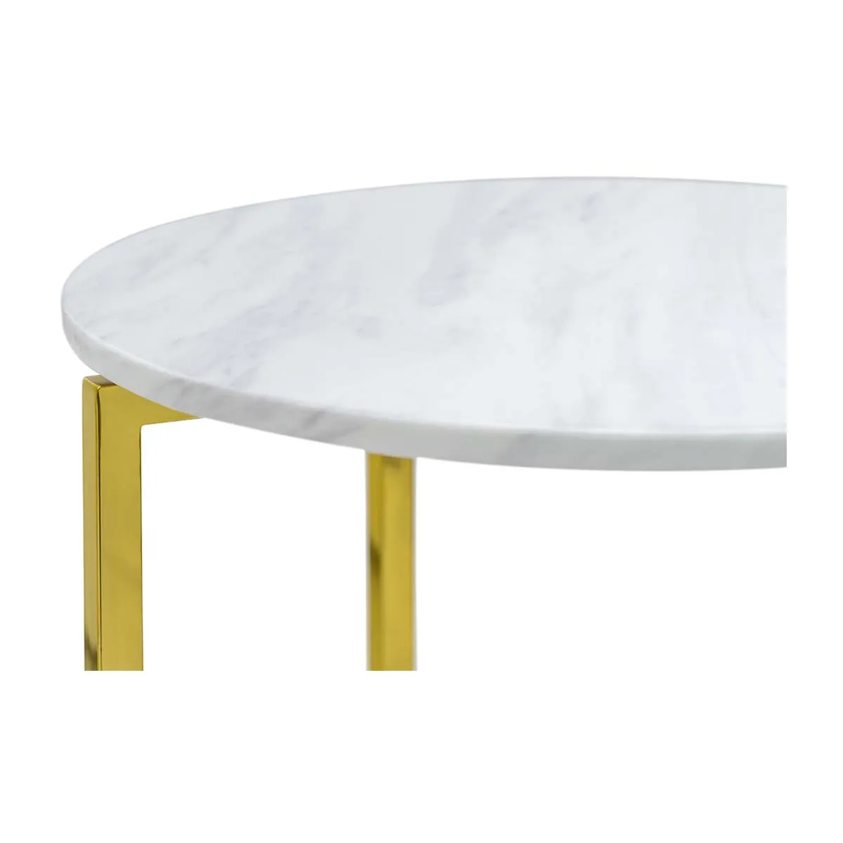 Luxe Round Marble Side Table