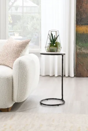 Luxo Marble Accent Black Table
