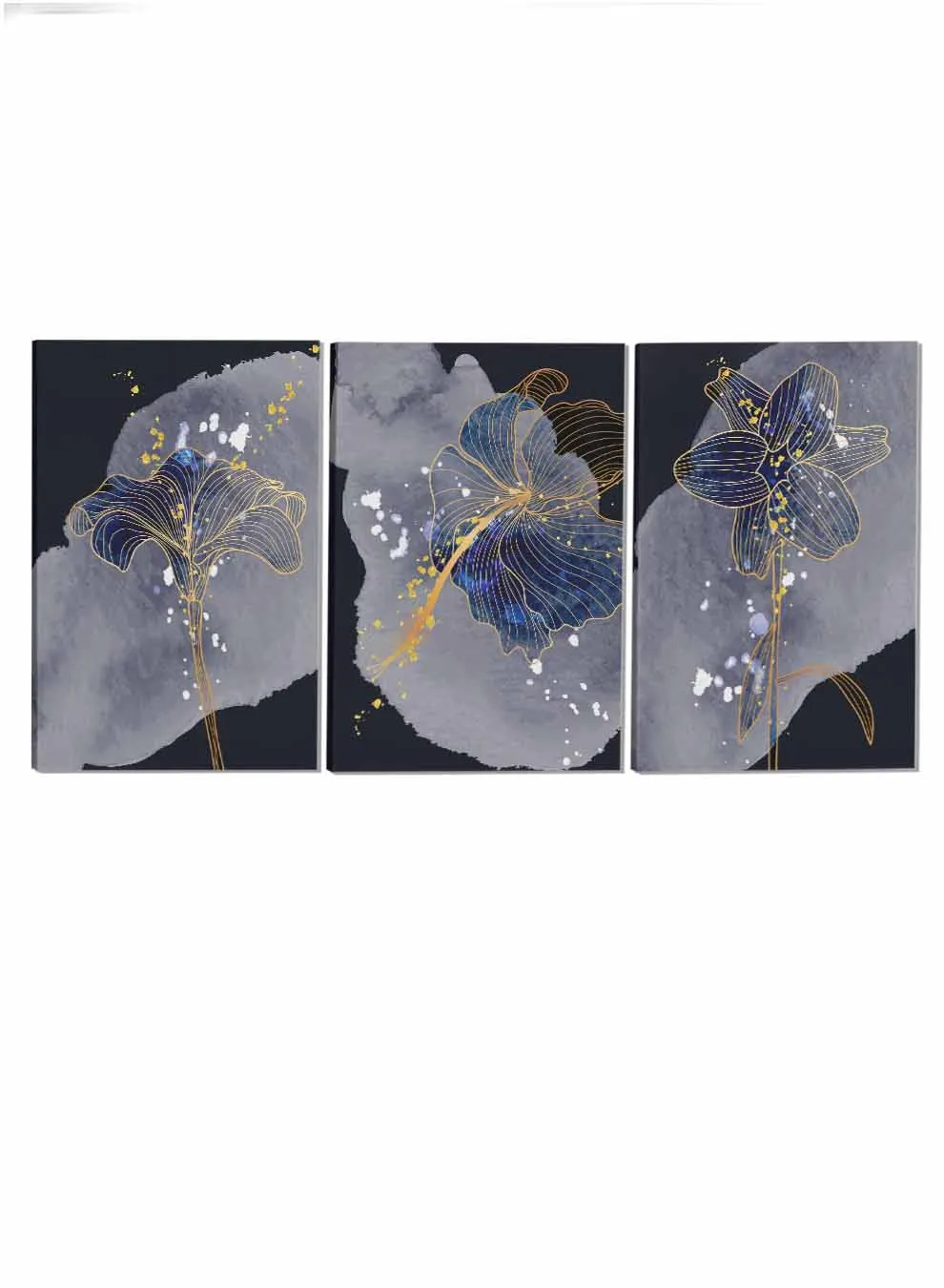 Luxury Floral Paintings(set of 3)