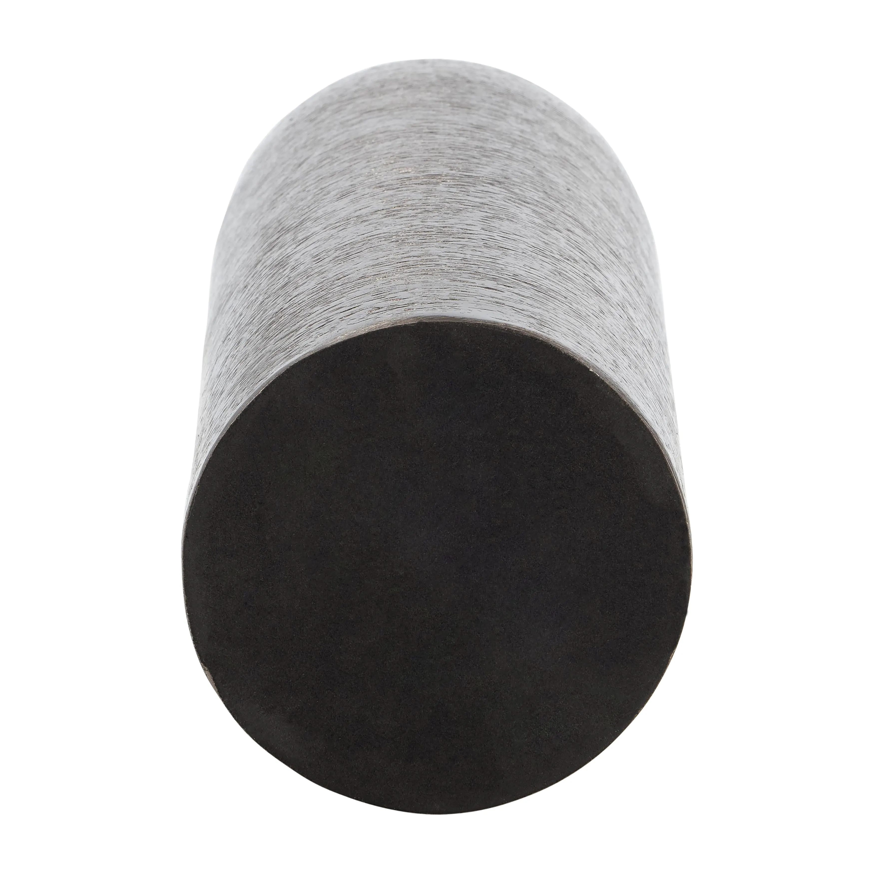 METAL, 18"H CYLINDER VASE, BLACK