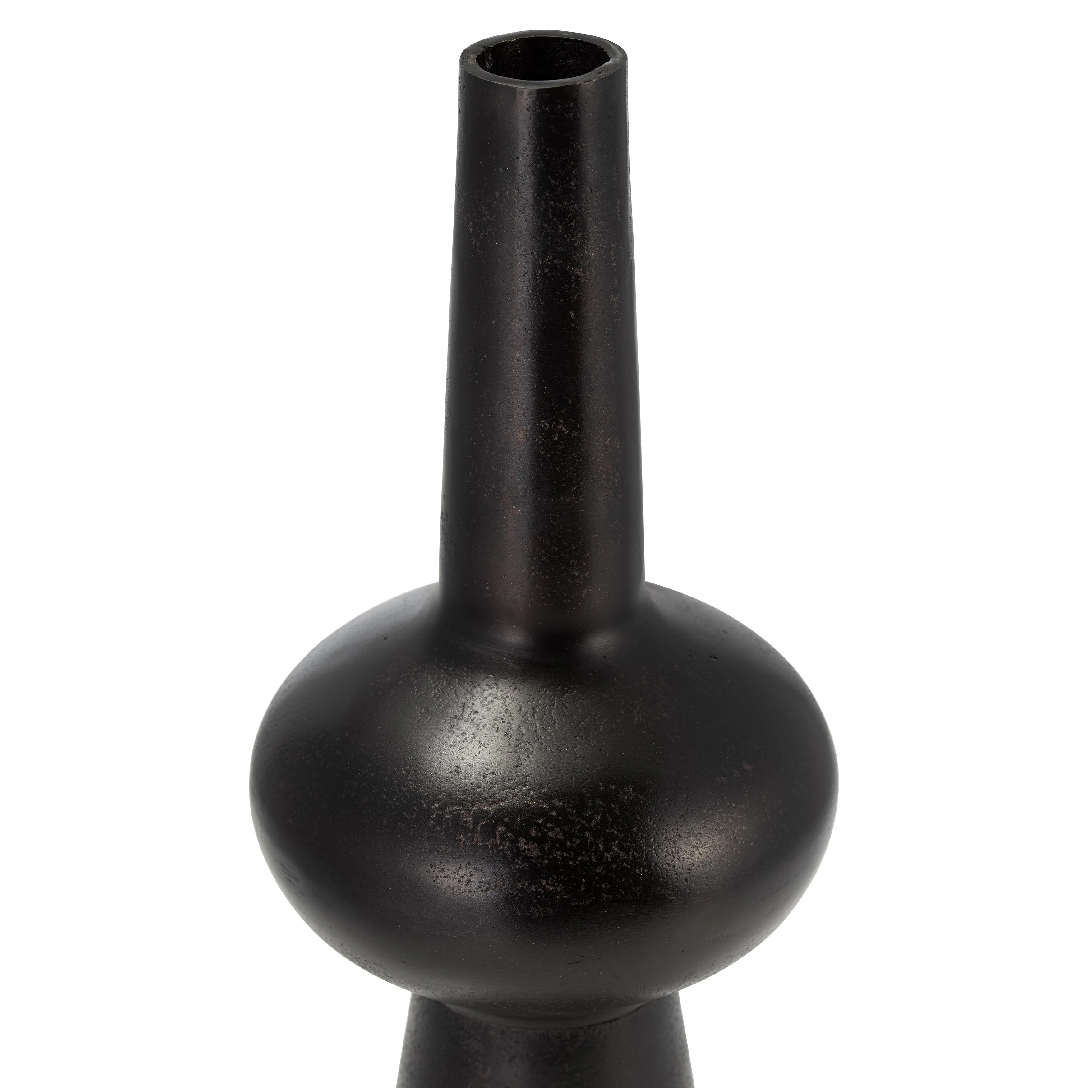 METAL, 19"H VINTAGE VASE, BRONZE