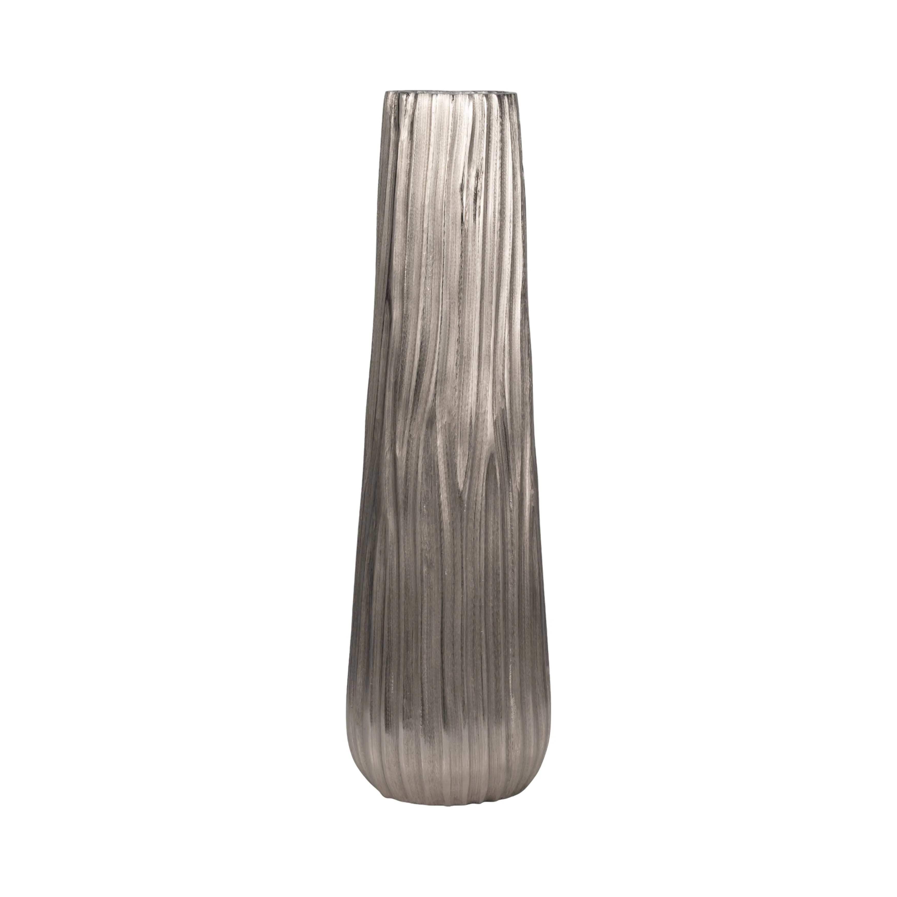 Metal, 23" Jesson Large Silver Vase