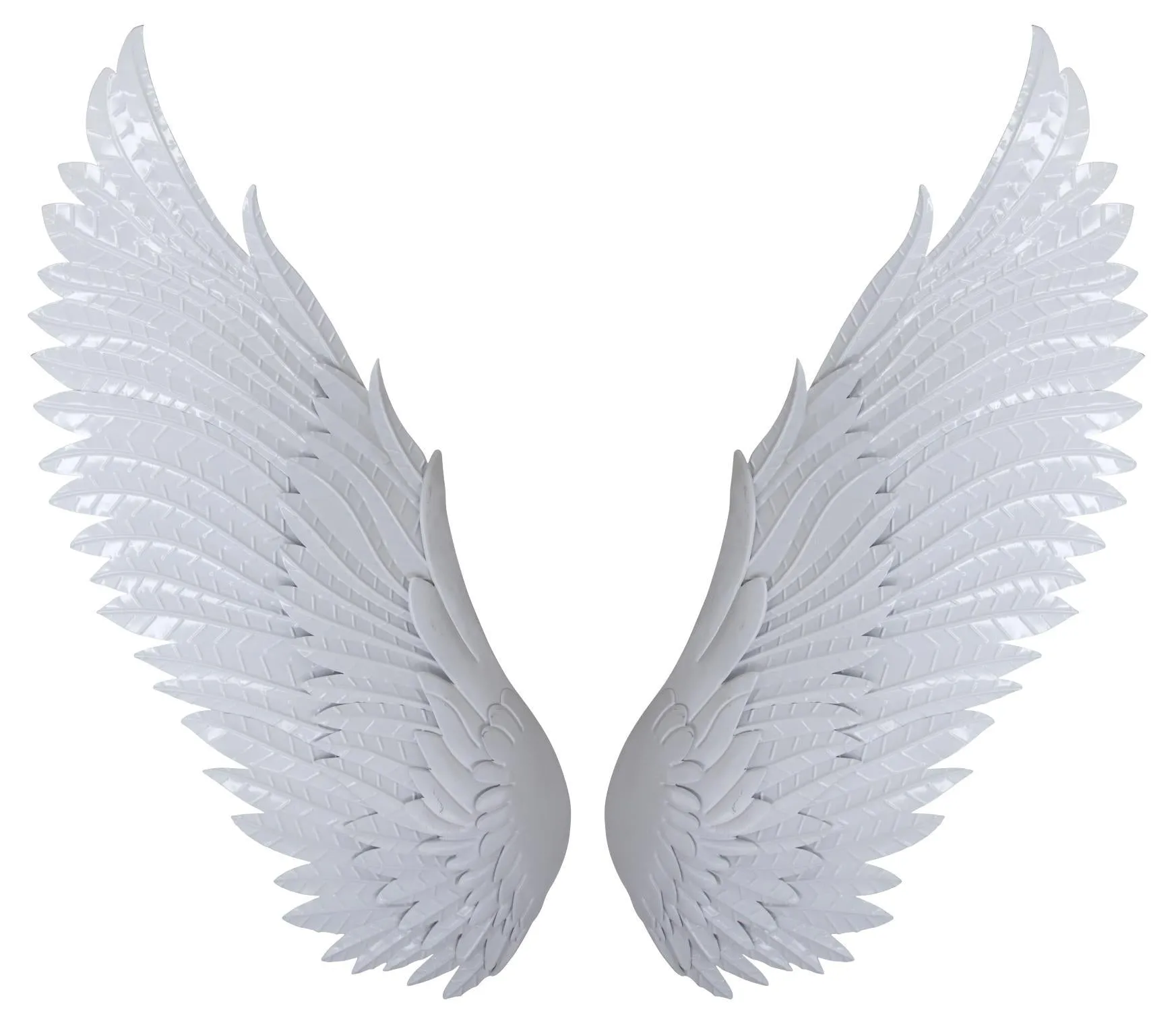 Metal Wall Decor Wings - Light Blue