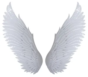 Metal Wall Decor Wings - Light Blue