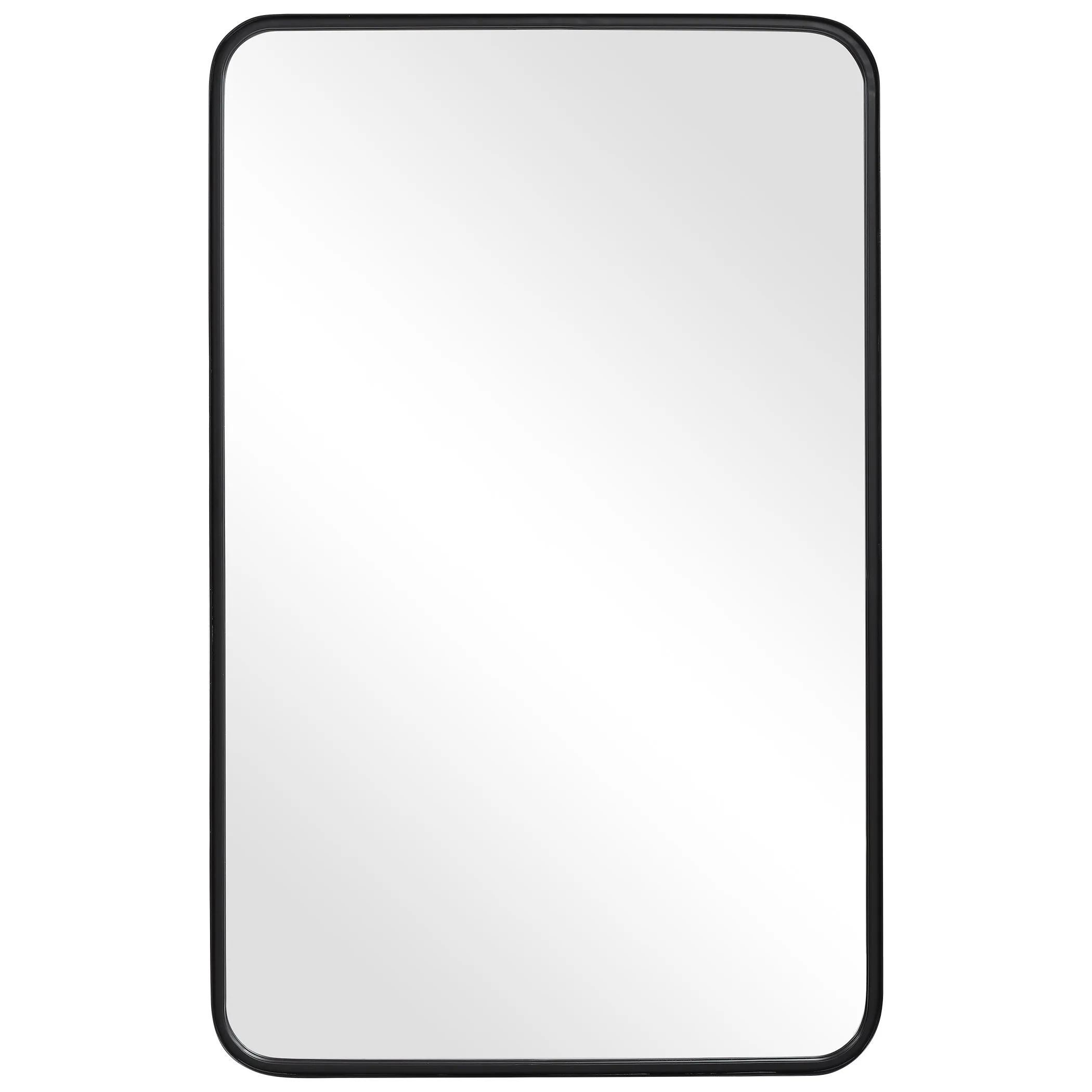 Rectangular mirror black