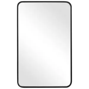 Rectangular mirror black