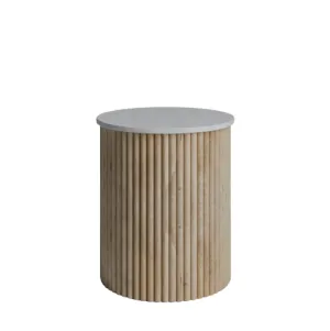 Ribbed Lamp Table