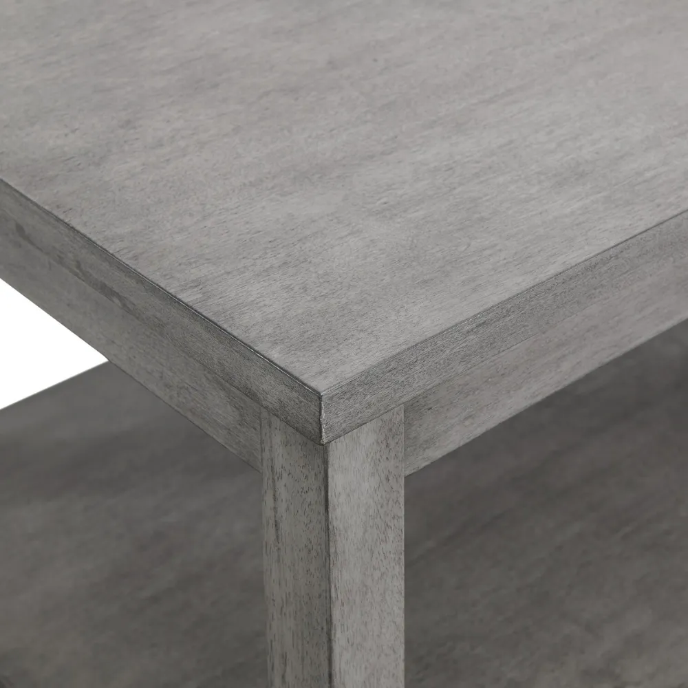 Rina Three Pack Occasional set; coffee W/ Casters in grey