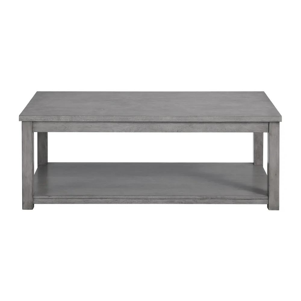 Rina Three Pack Occasional set; coffee W/ Casters in grey