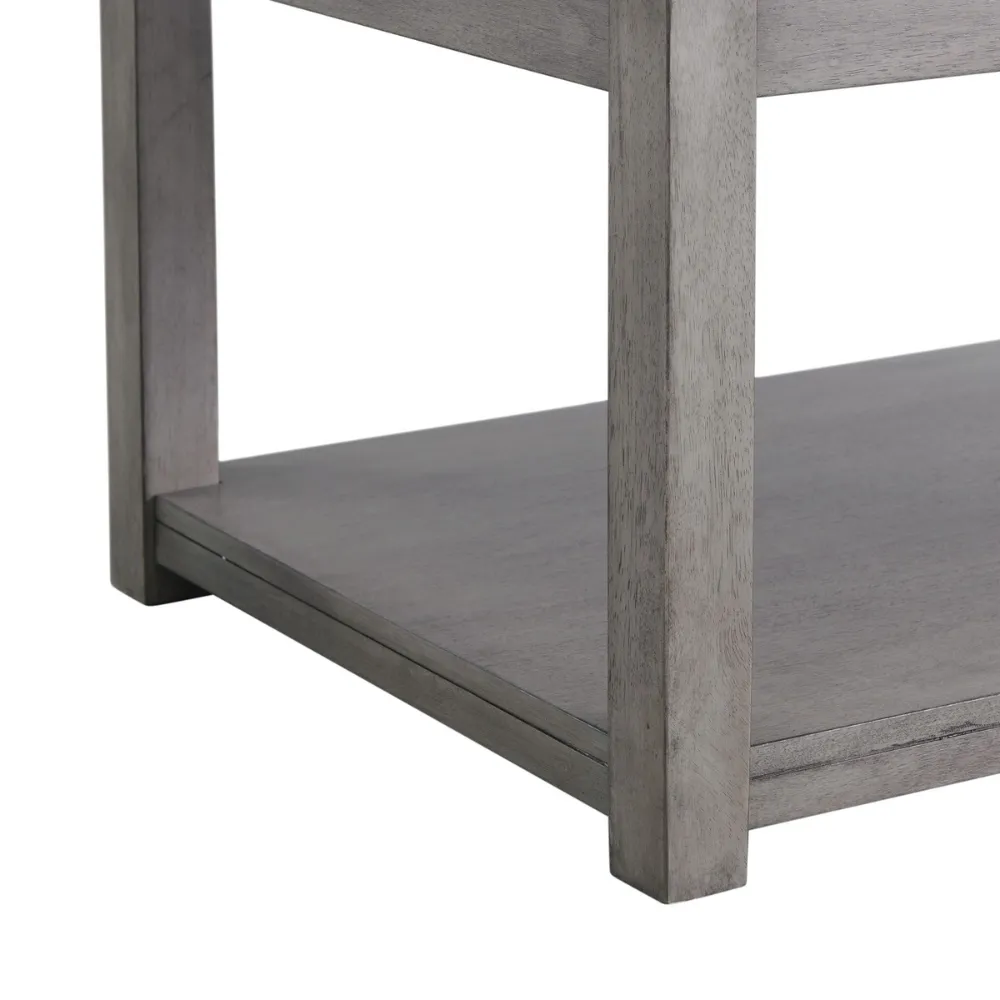 Rina Three Pack Occasional set; coffee W/ Casters in grey