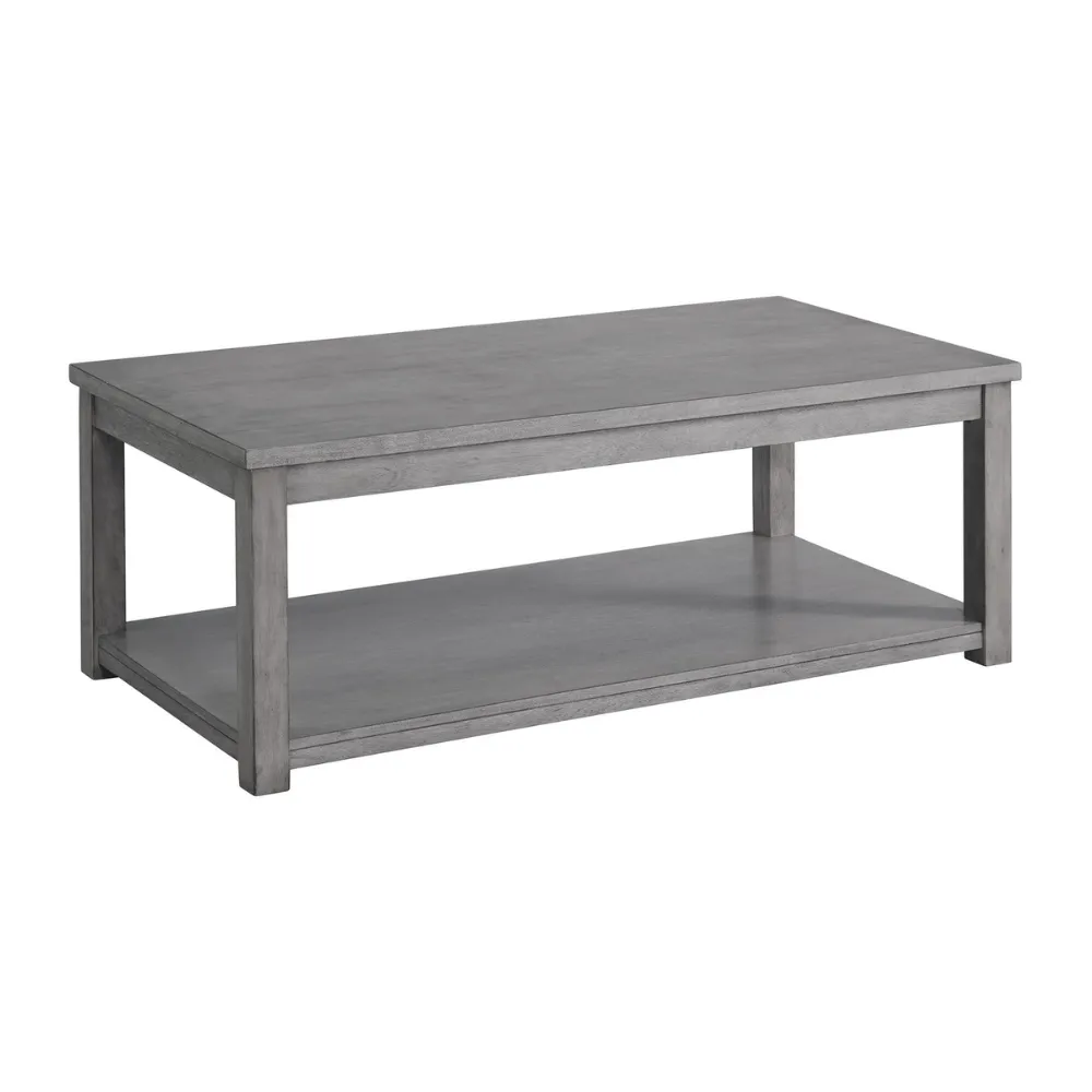 Rina Three Pack Occasional set; coffee W/ Casters in grey