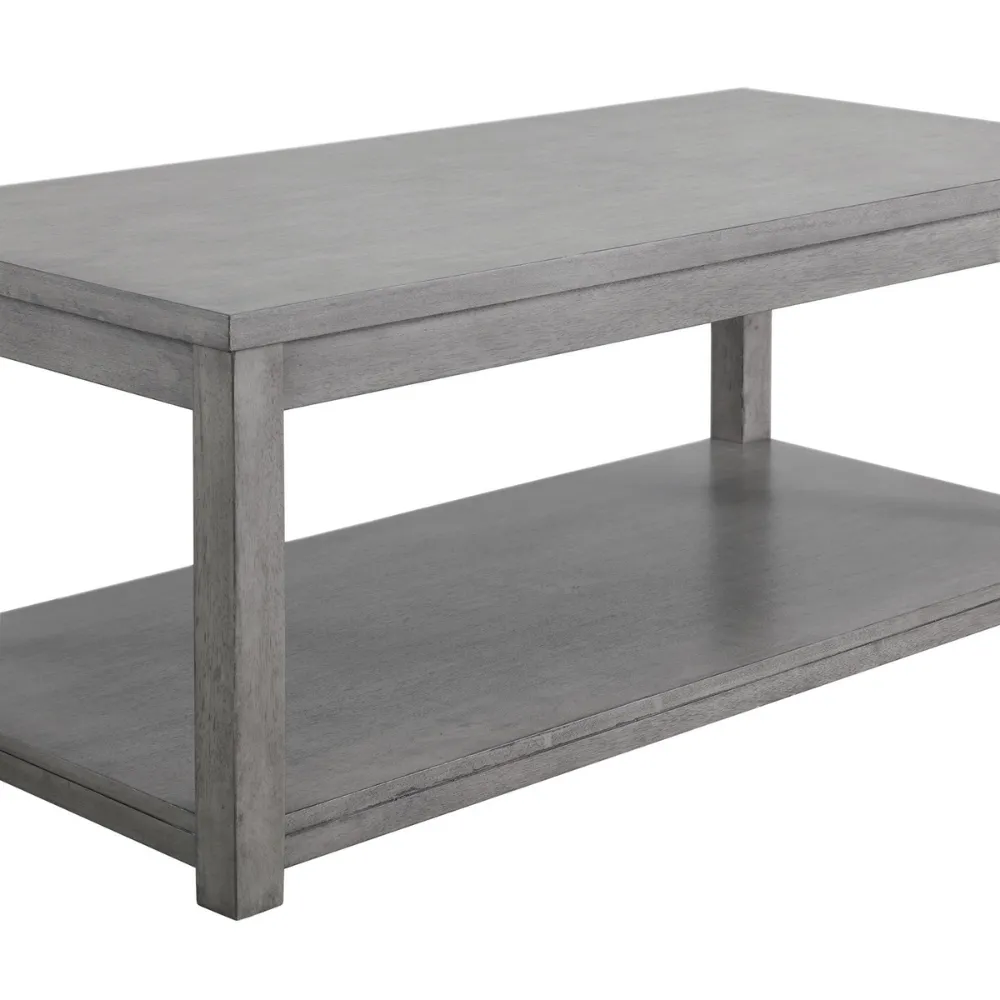 Rina Three Pack Occasional set; coffee W/ Casters in grey