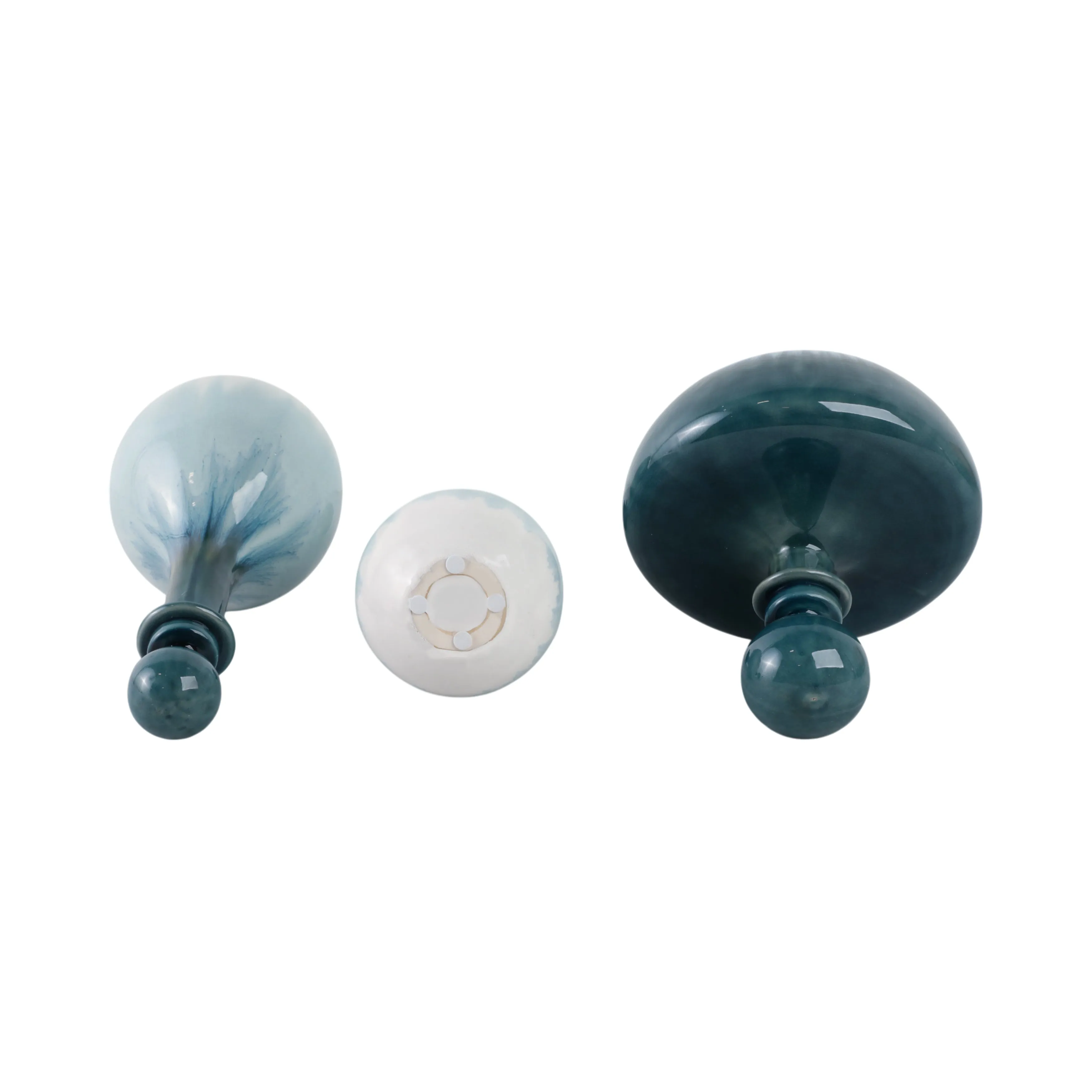 S/3 10/12/14" Astoria Ceramic Bottles