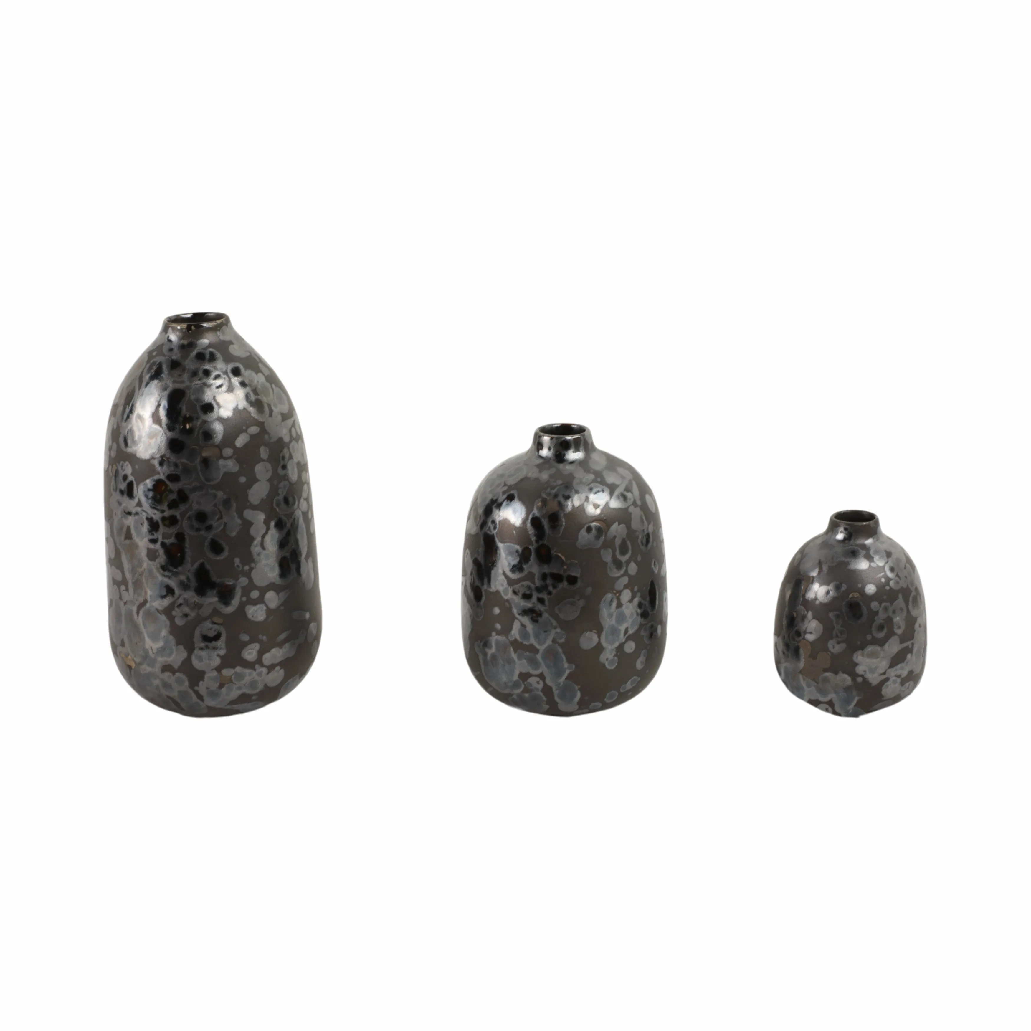 S/3 4/7/9" Ervedosa Portugal Bottles