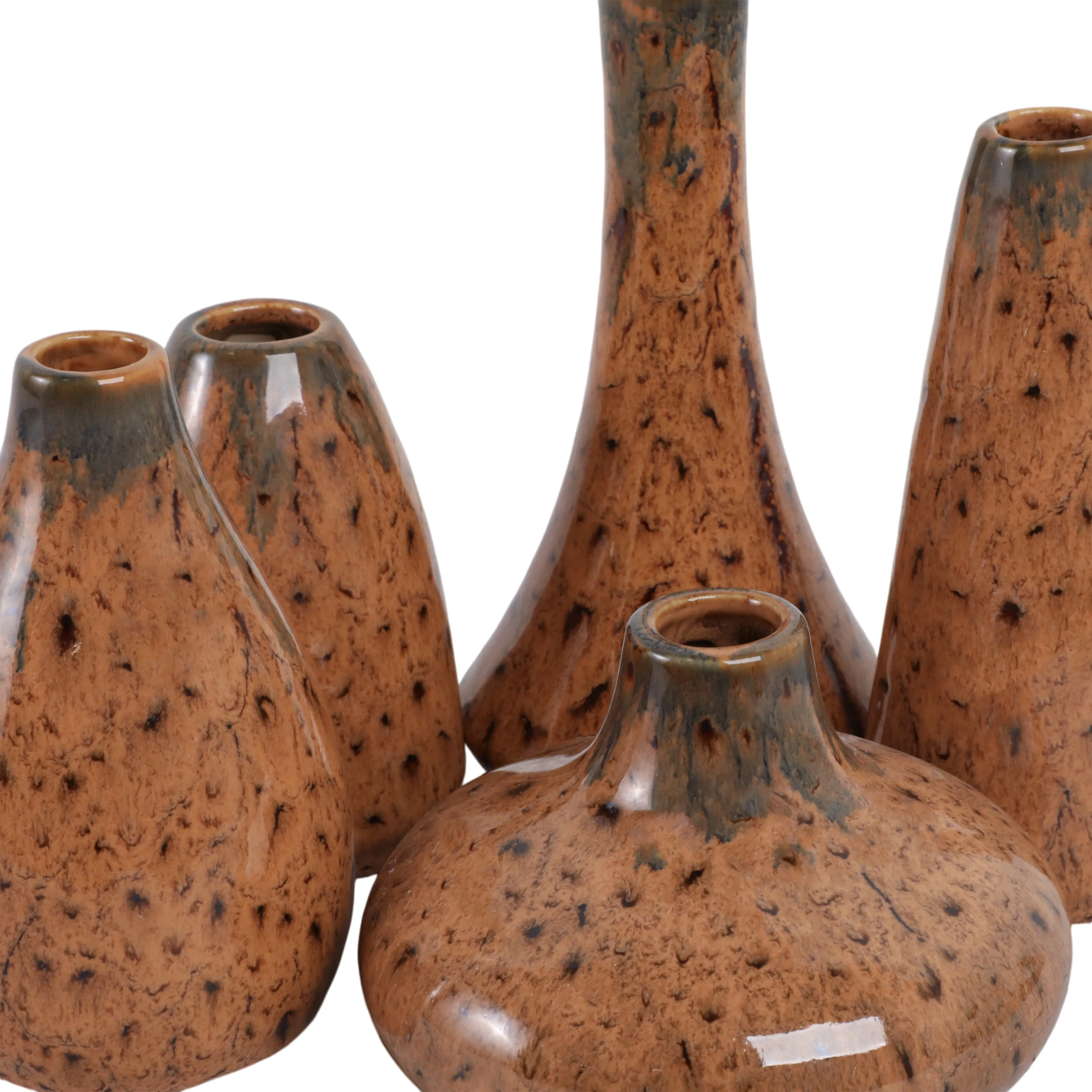 S/5 4/5/6/7/8" Gresham Ceramic Vases