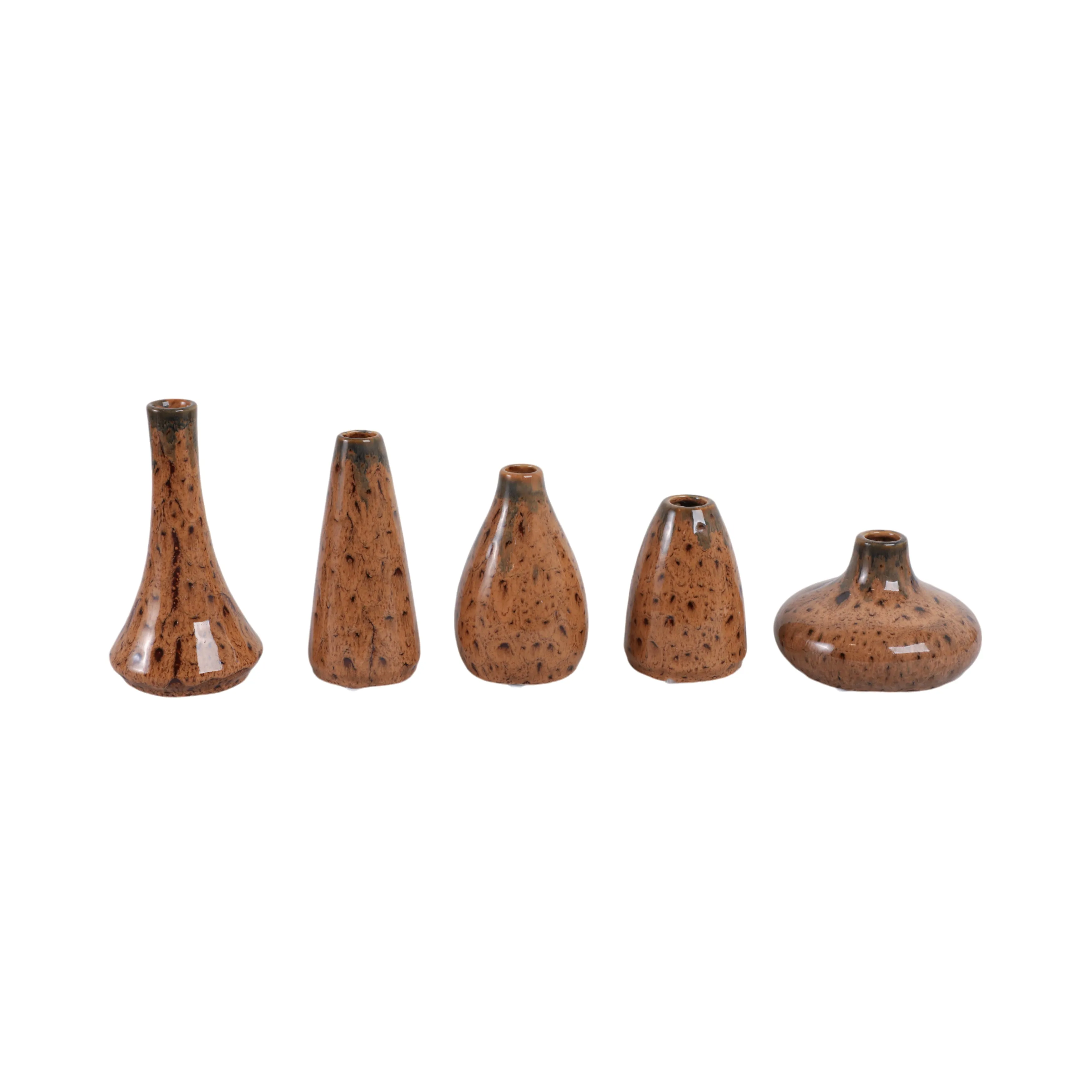S/5 4/5/6/7/8" Gresham Ceramic Vases