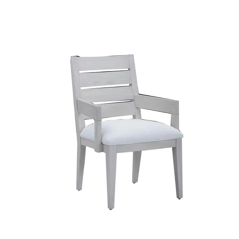 Silver Luke Slat Back ArmChair