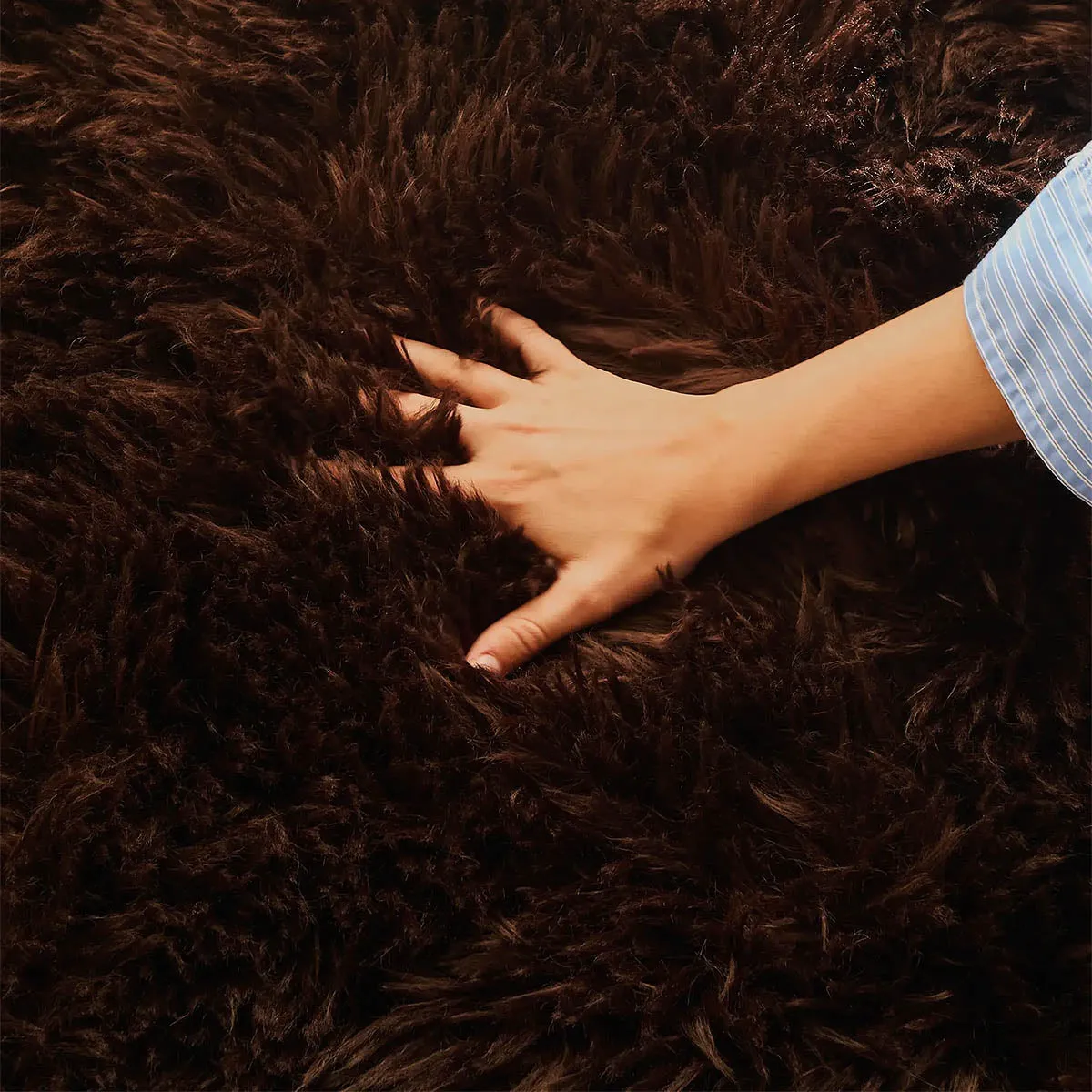 Solace Vegan Flokati Rug
