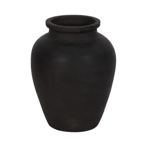 TERRACOTTA, 10" TRADITIONAL JUG, BLACK