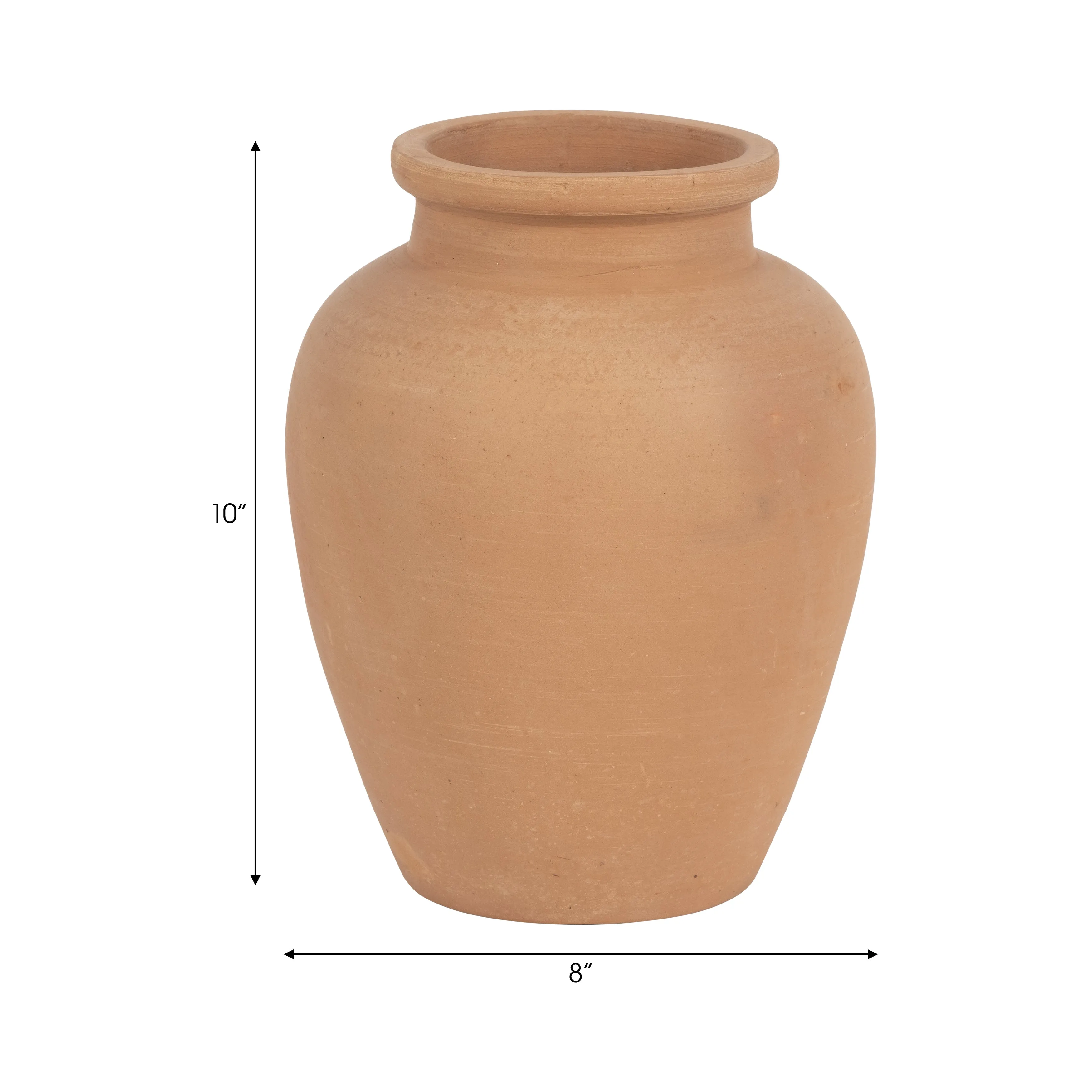 TERRACOTTA, 10" TRADITIONAL JUG, NATURAL