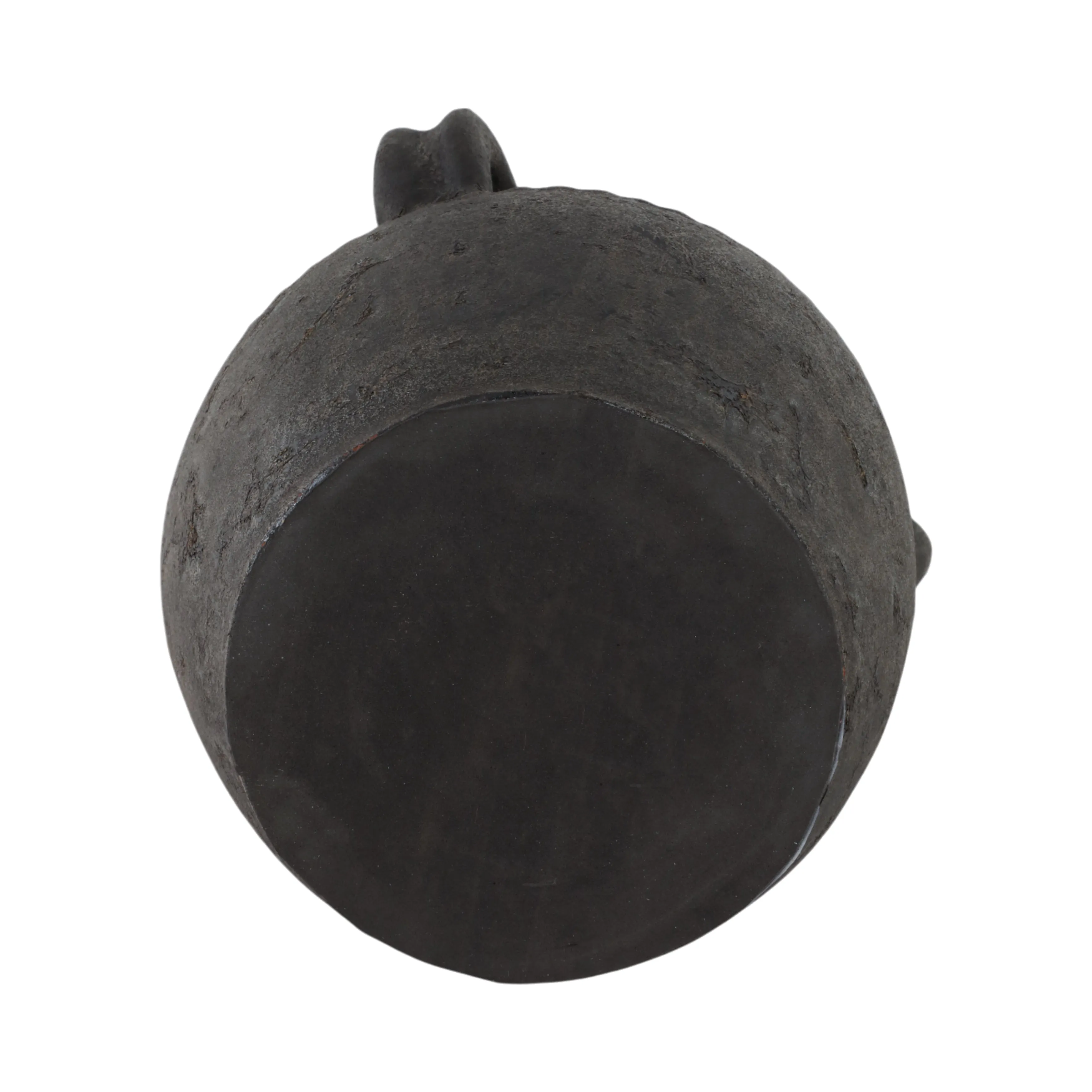 Terracotta, 10" Triple Handle Jug, Black