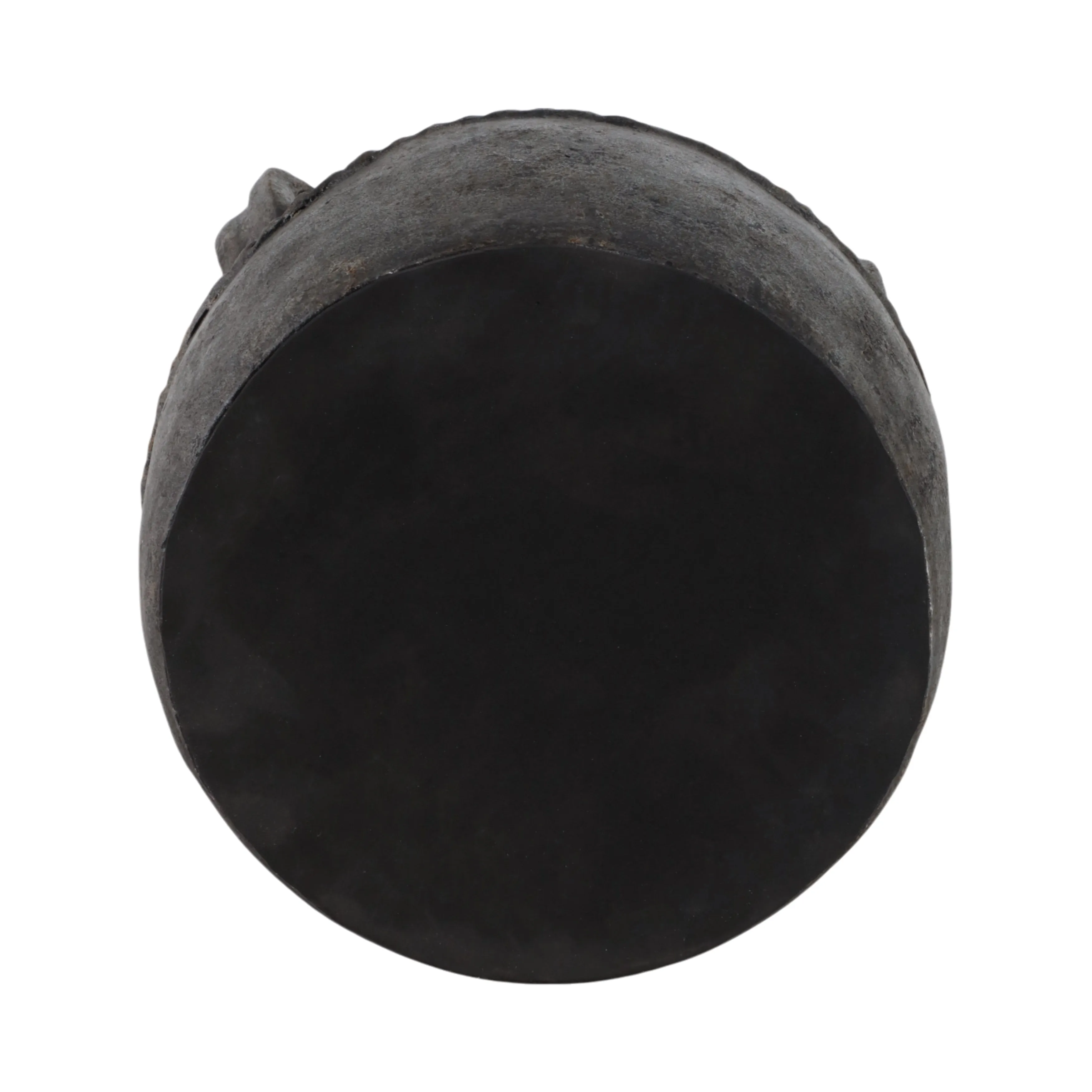 Terracotta, 12" Triple Handle Jug, Black