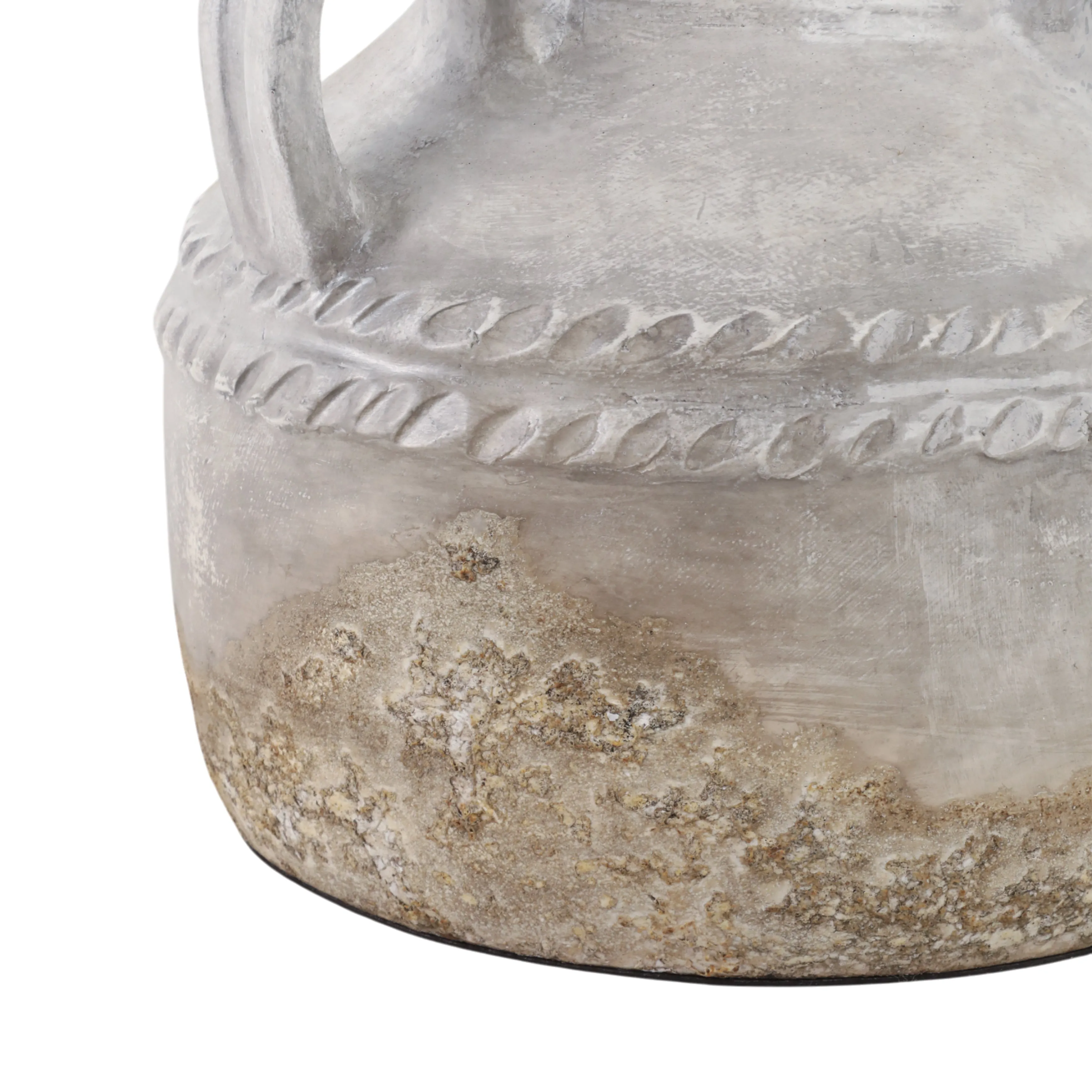Terracotta, 12" Triple Handle Jug, Reactive Glaze