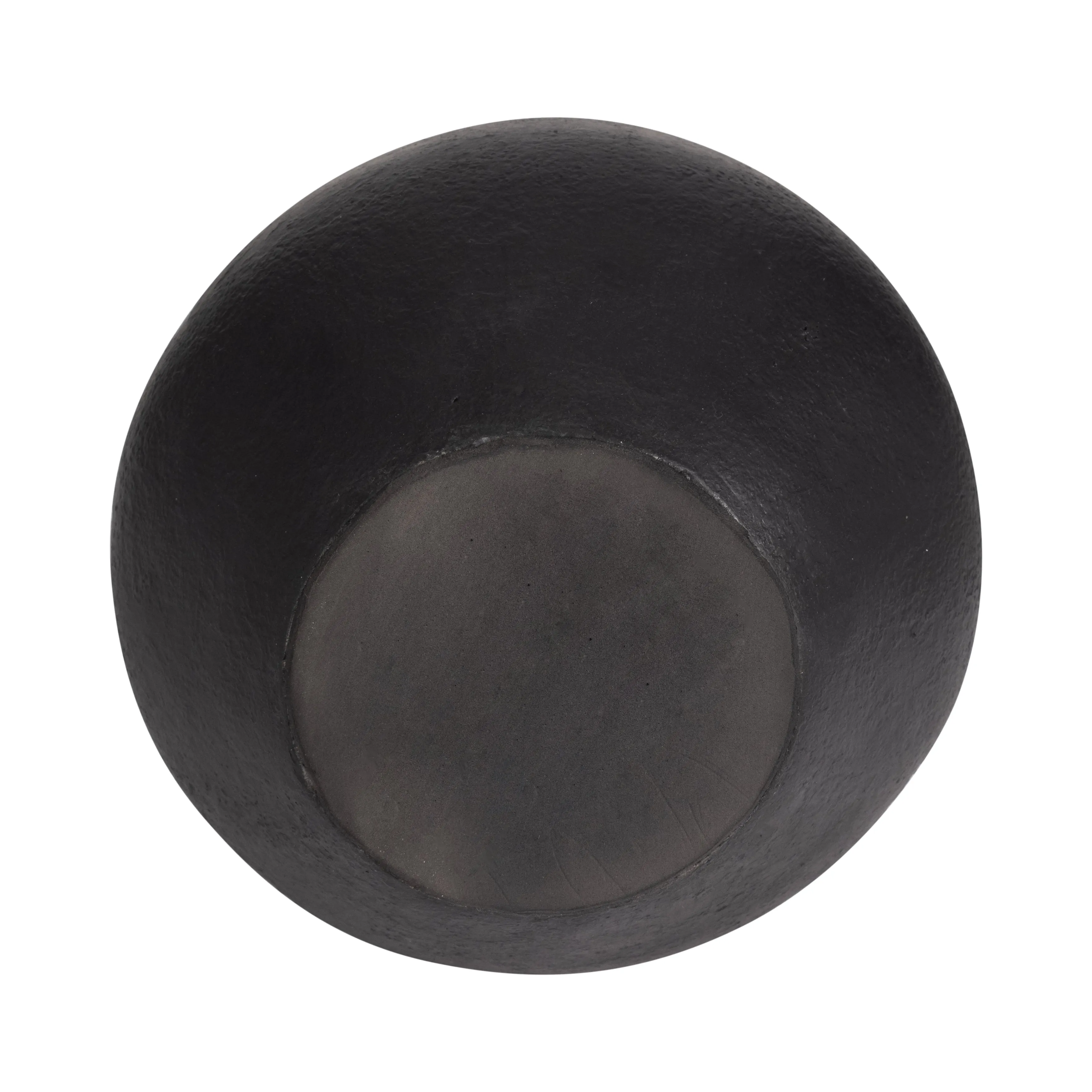 TERRACOTTA, 16" ORGANIC VASE, BLACK