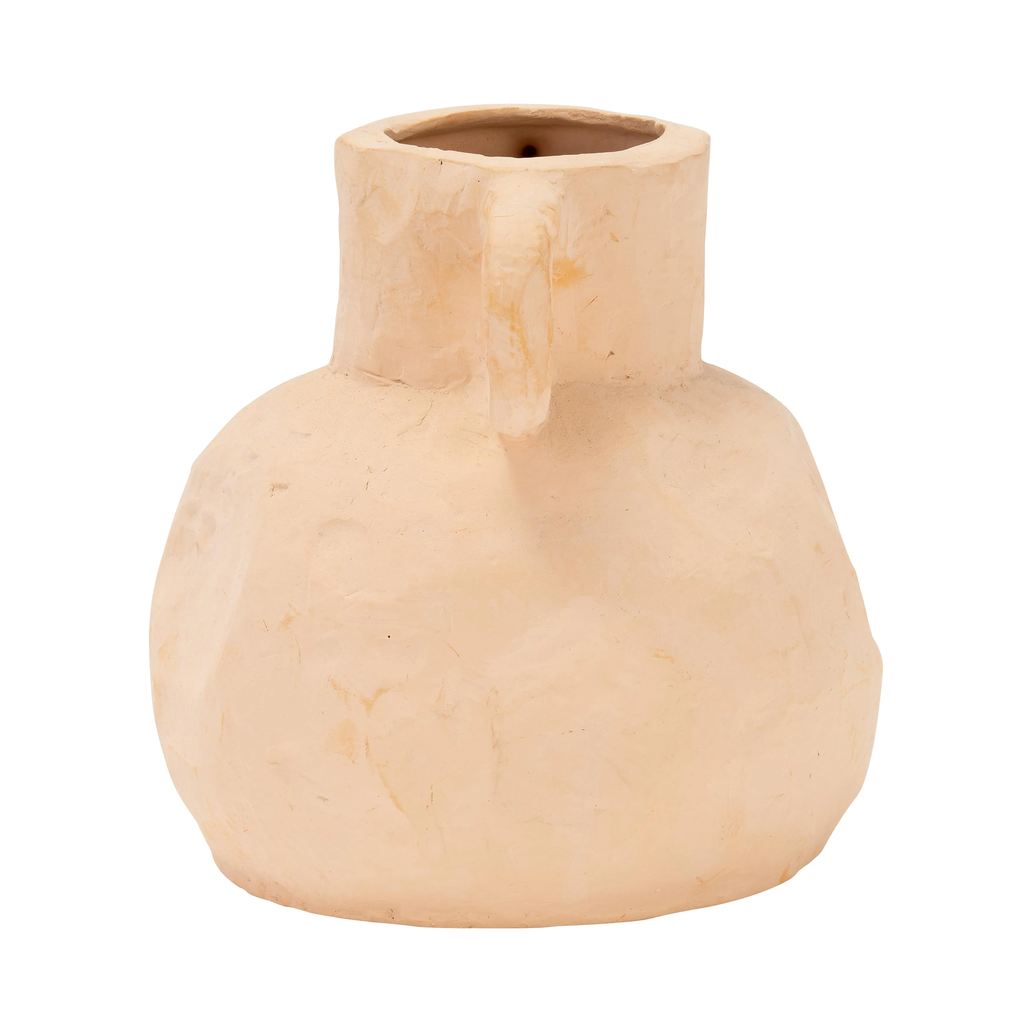 TERRACOTTA 7"H, TEXTURE VASE