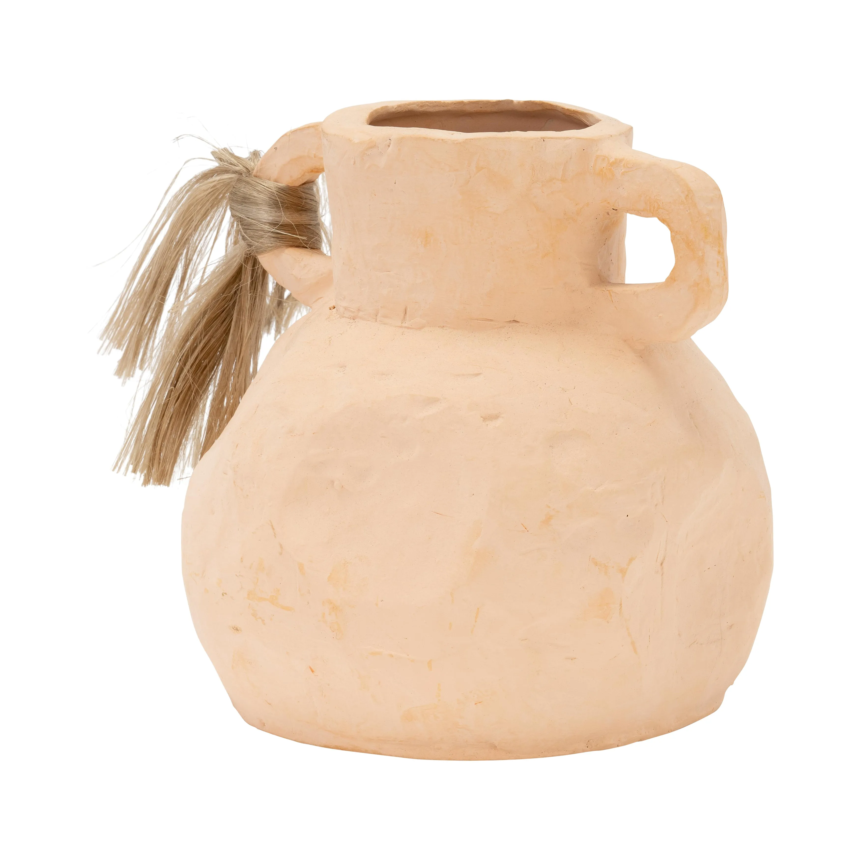 TERRACOTTA 7"H, TEXTURE VASE