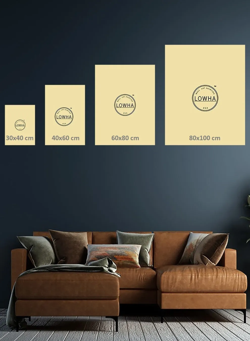 Triptych Vector Abstract Paintings(set of 3)