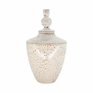 TRUMAN SMALL CERAMIC LIDDED JAR