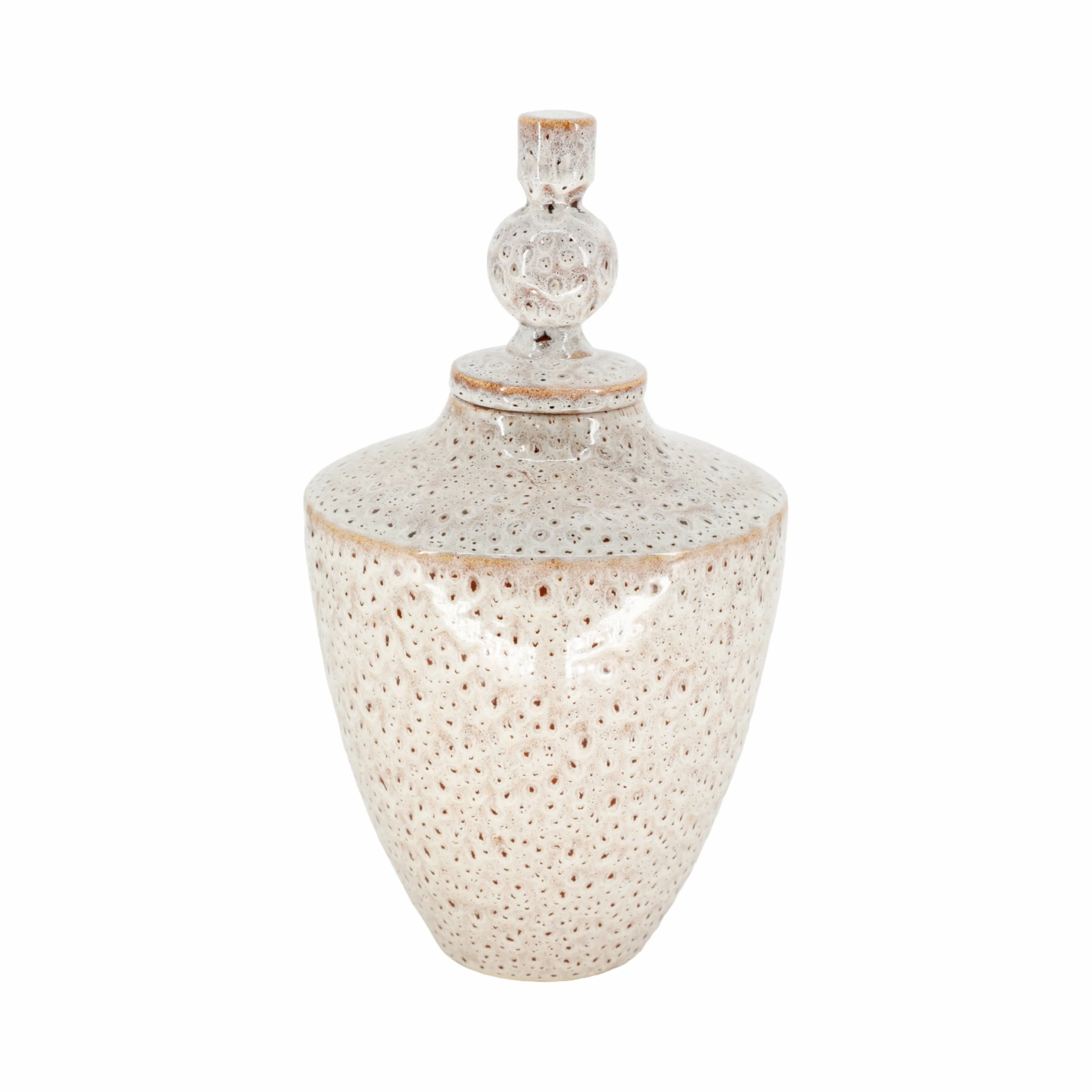 TRUMAN SMALL CERAMIC LIDDED JAR