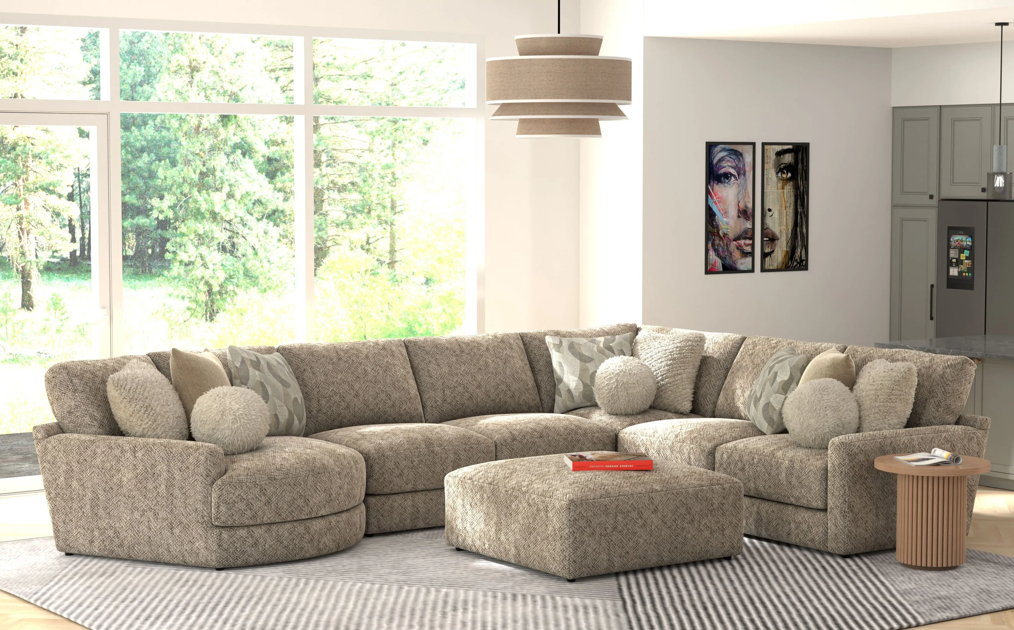 Turner - Sectional With Ottoman