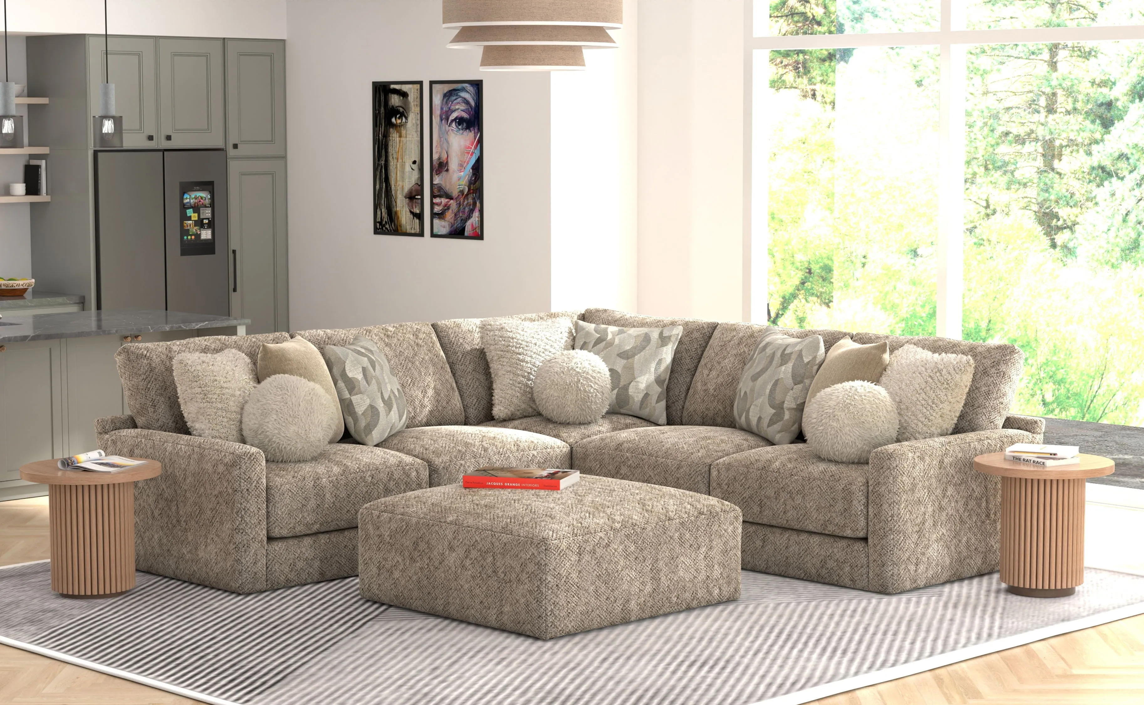 Turner - Sectional With Ottoman