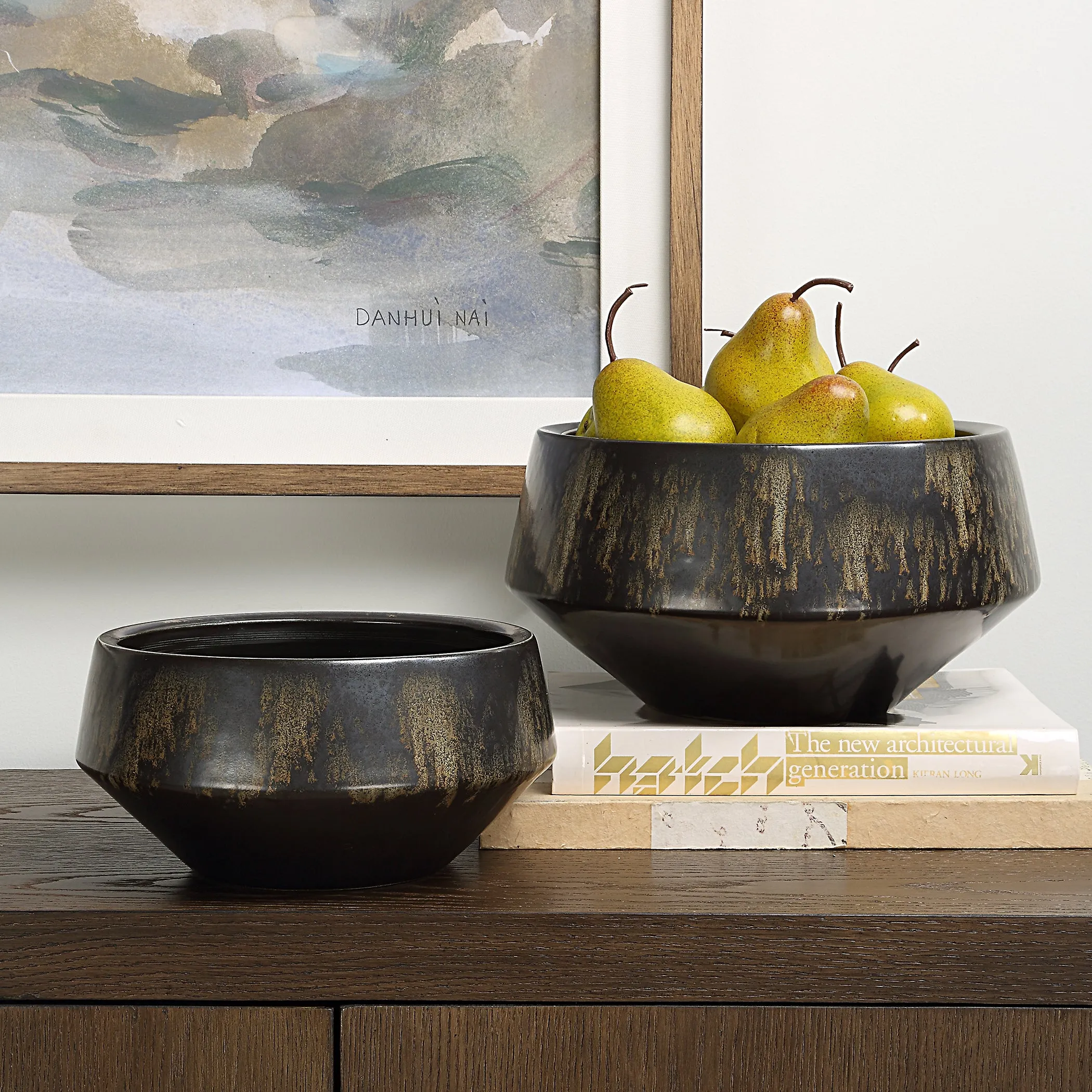 Uttermost Bronze Duo Vases Set/2