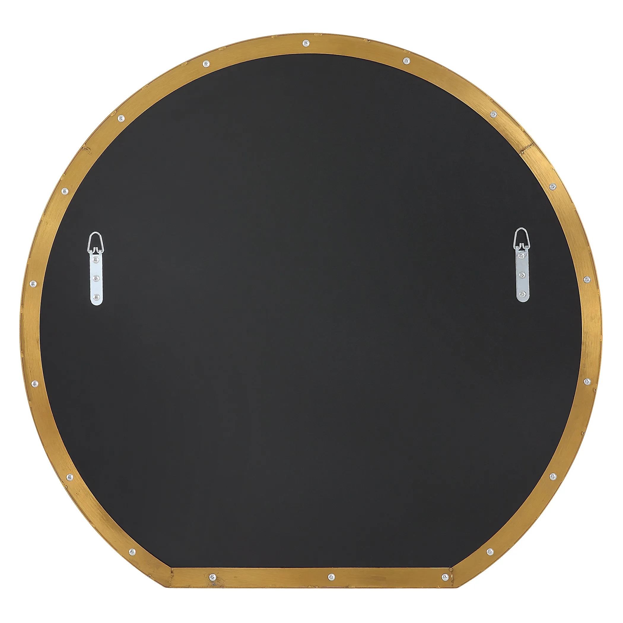 Uttermost Cabell Small Brass Mirror